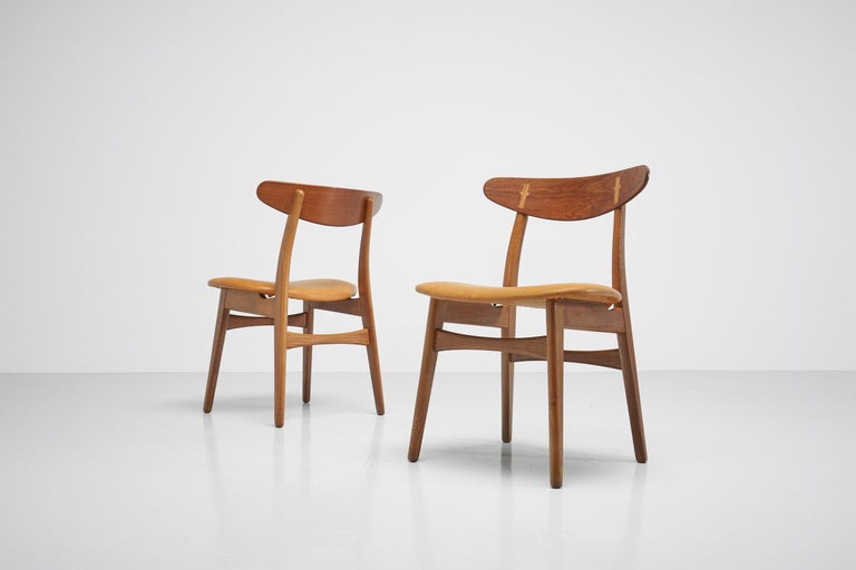Hans Wegner CH30 Dining Chairs Carl Hansen, Denmark, 1950 For Sale at ...