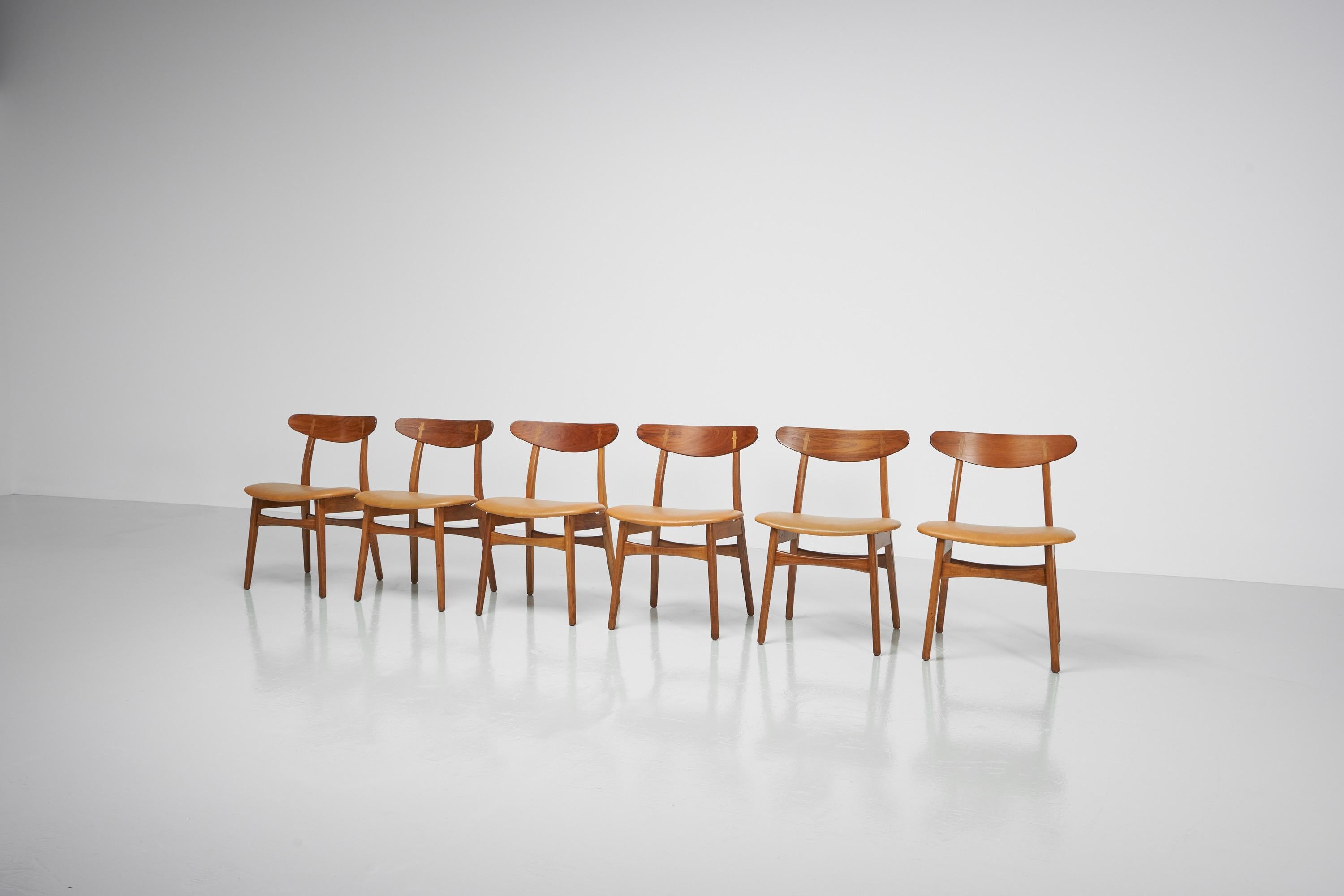 Scandinavian Modern Hans Wegner CH30 Dining Chairs Carl Hansen, Denmark, 1950