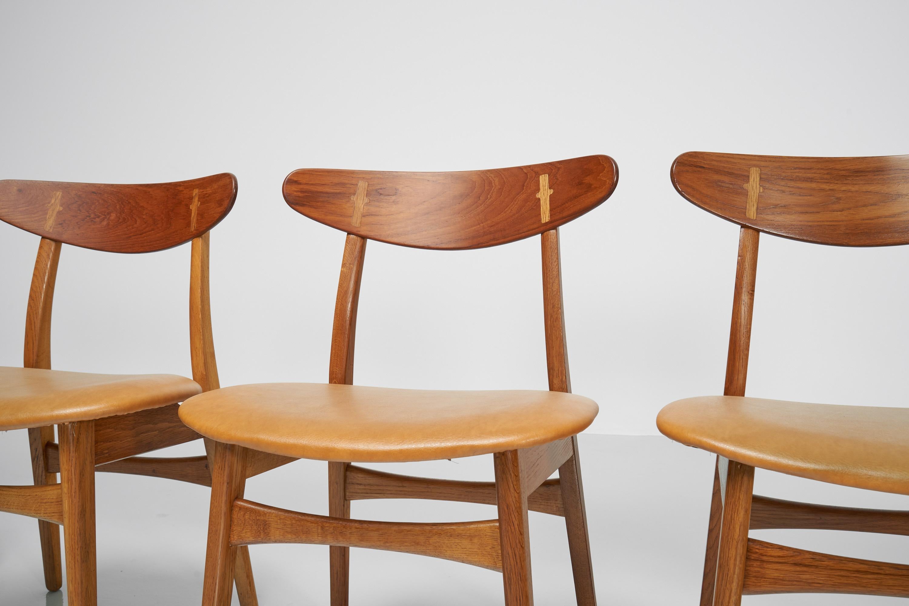 Danish Hans Wegner CH30 Dining Chairs Carl Hansen, Denmark, 1950