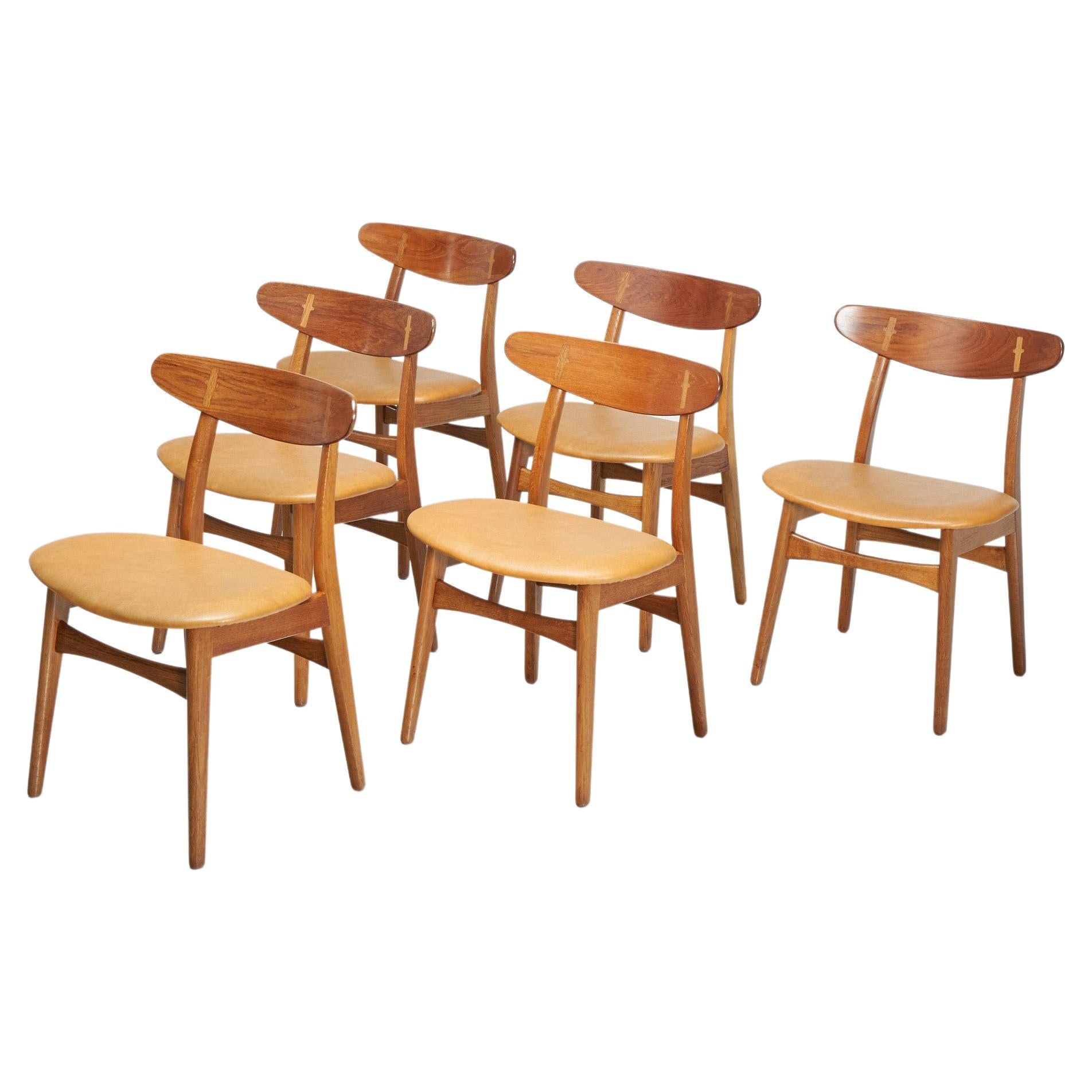 Chaises de salle à manger Hans Wegner CH30 Carl Hansen, Danemark, 1950 en vente