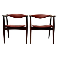 Hans Wegner CH34 Armchairs, 1960s