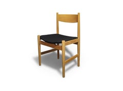 Sedie da pranzo Hans Wegner CH38 in Oak Oak bianco per Carl Hansen & Søn, Danimarca, 1960