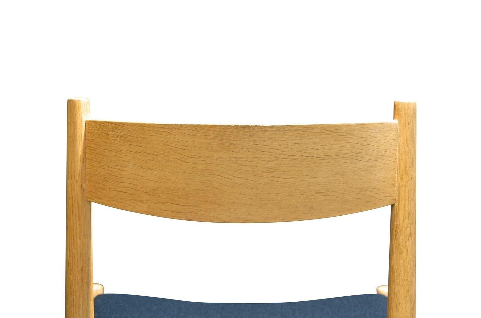 Hans Wegner CH38 Esszimmerstühle in weißer Eiche für Carl Hansen & Søn, Dänemark, 1960 (20. Jahrhundert) im Angebot