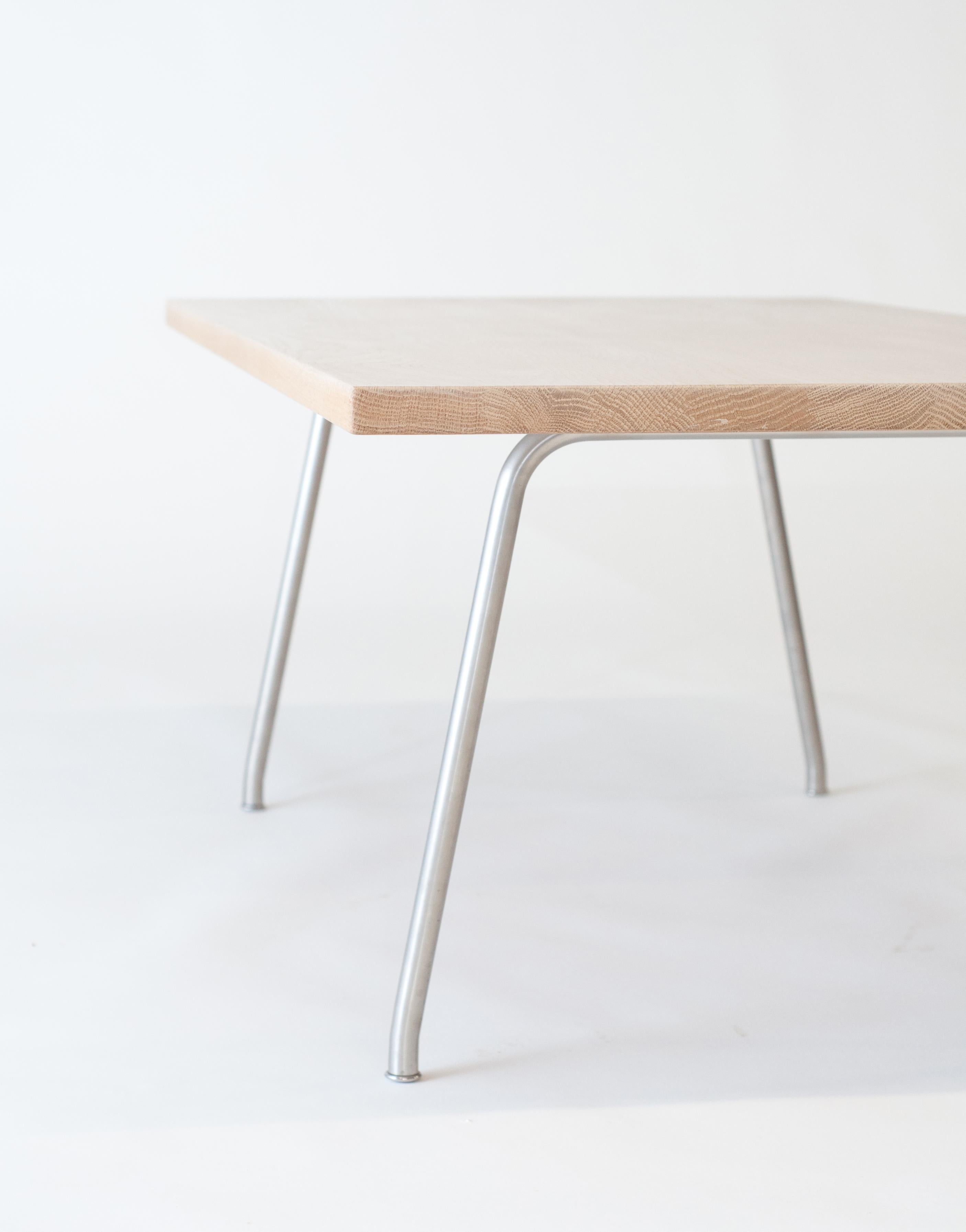 Danish Hans Wegner CH413 Oak Coffee Table For Sale