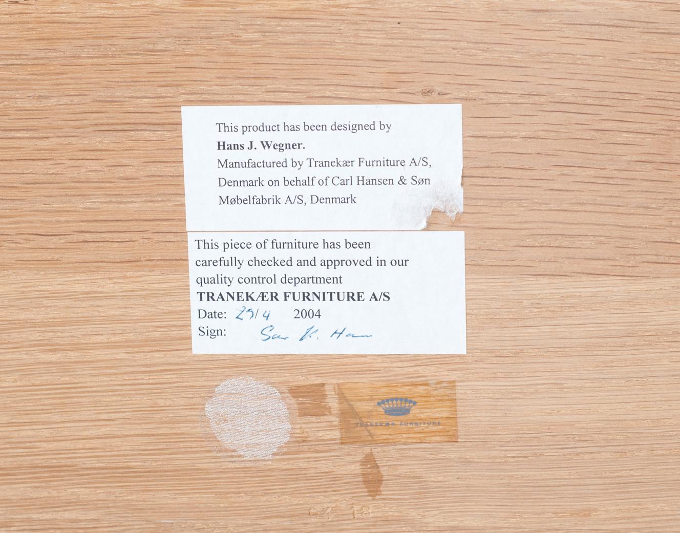Hans Wegner CH413 Oak Coffee Table 1