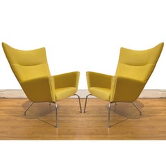 Hans Wegner CH445 Wing Lounge Chair for Carl Hansen and Sons 3 Available