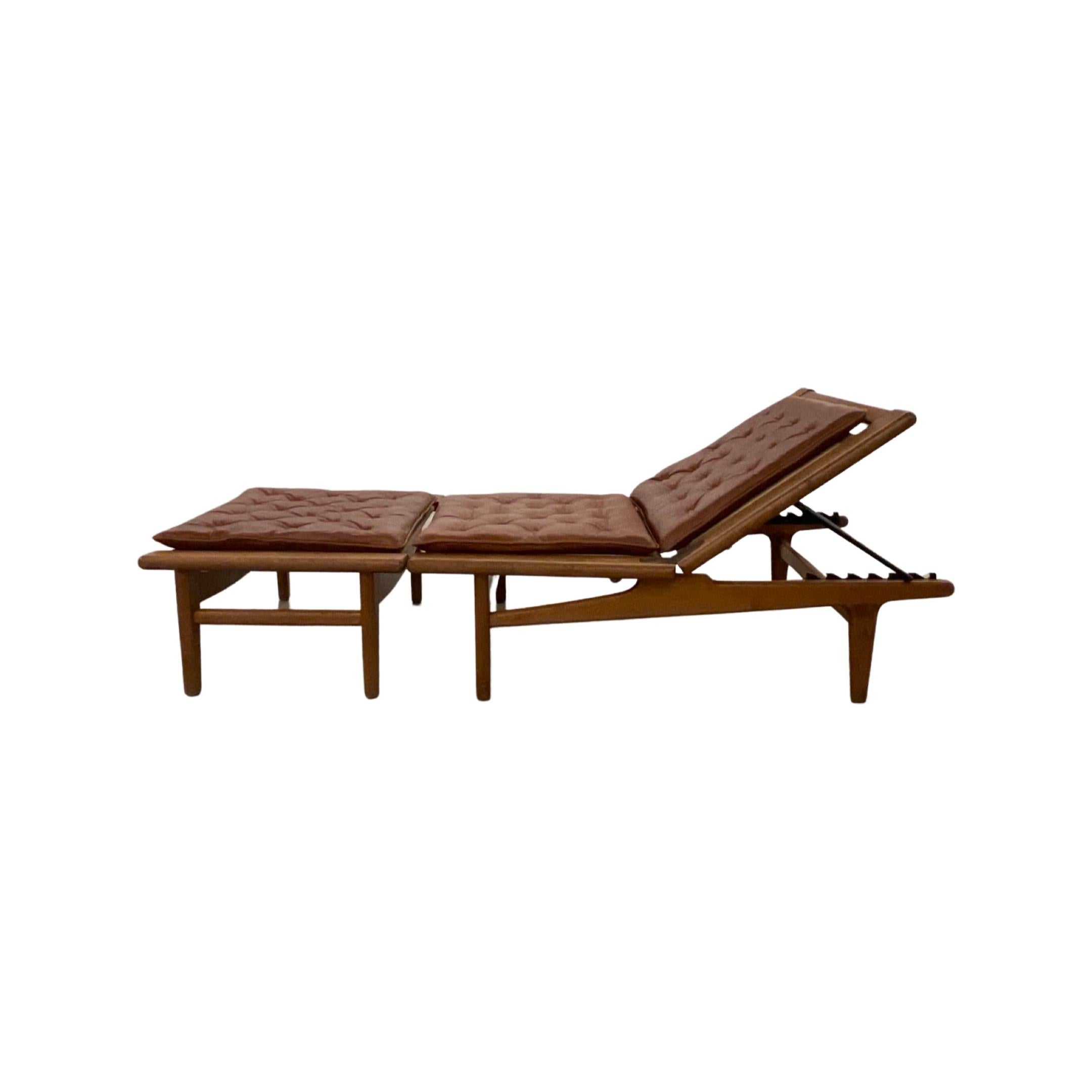 Danish Hans Wegner Chaise Lounge for GETAMA