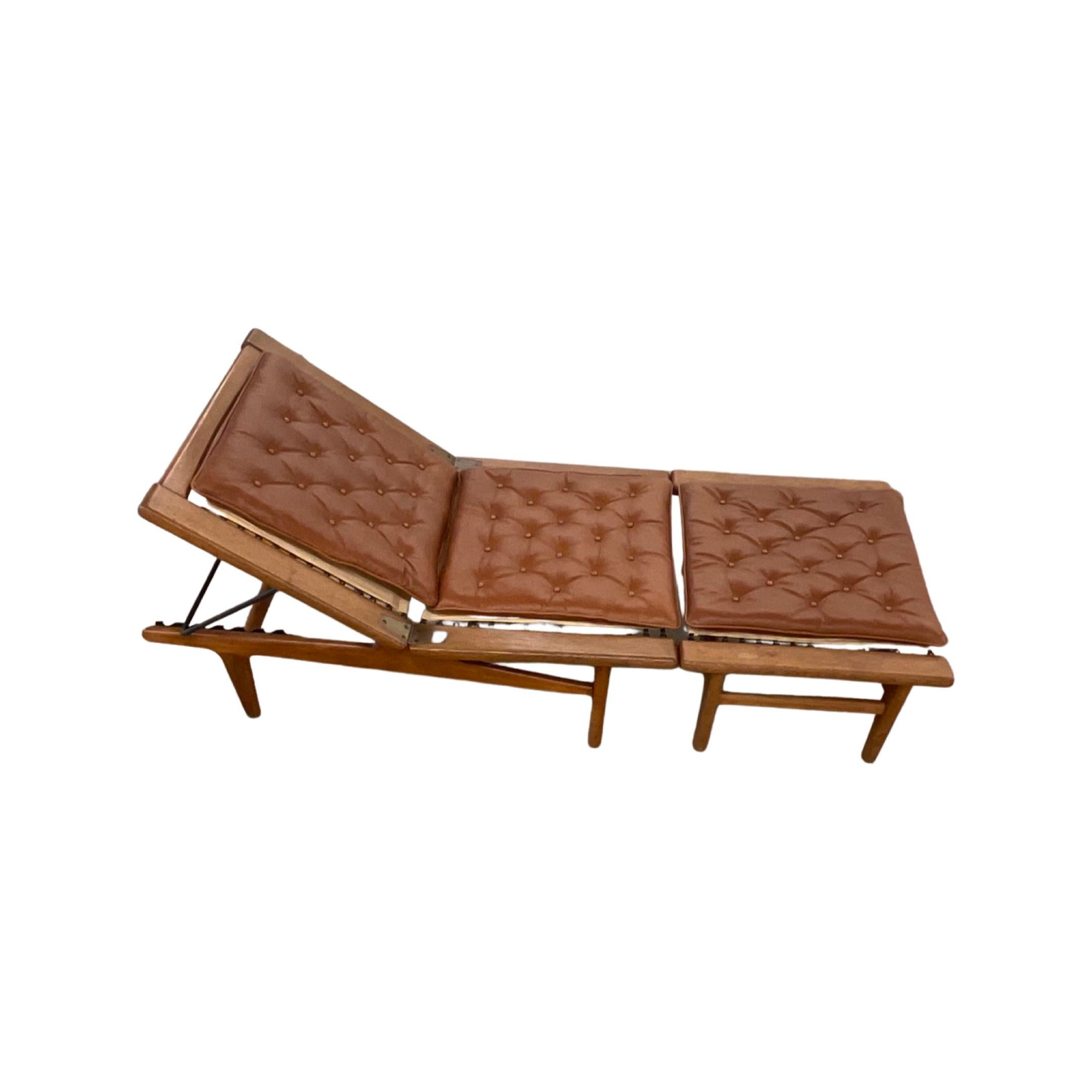 Hans Wegner Chaise Lounge for GETAMA 1