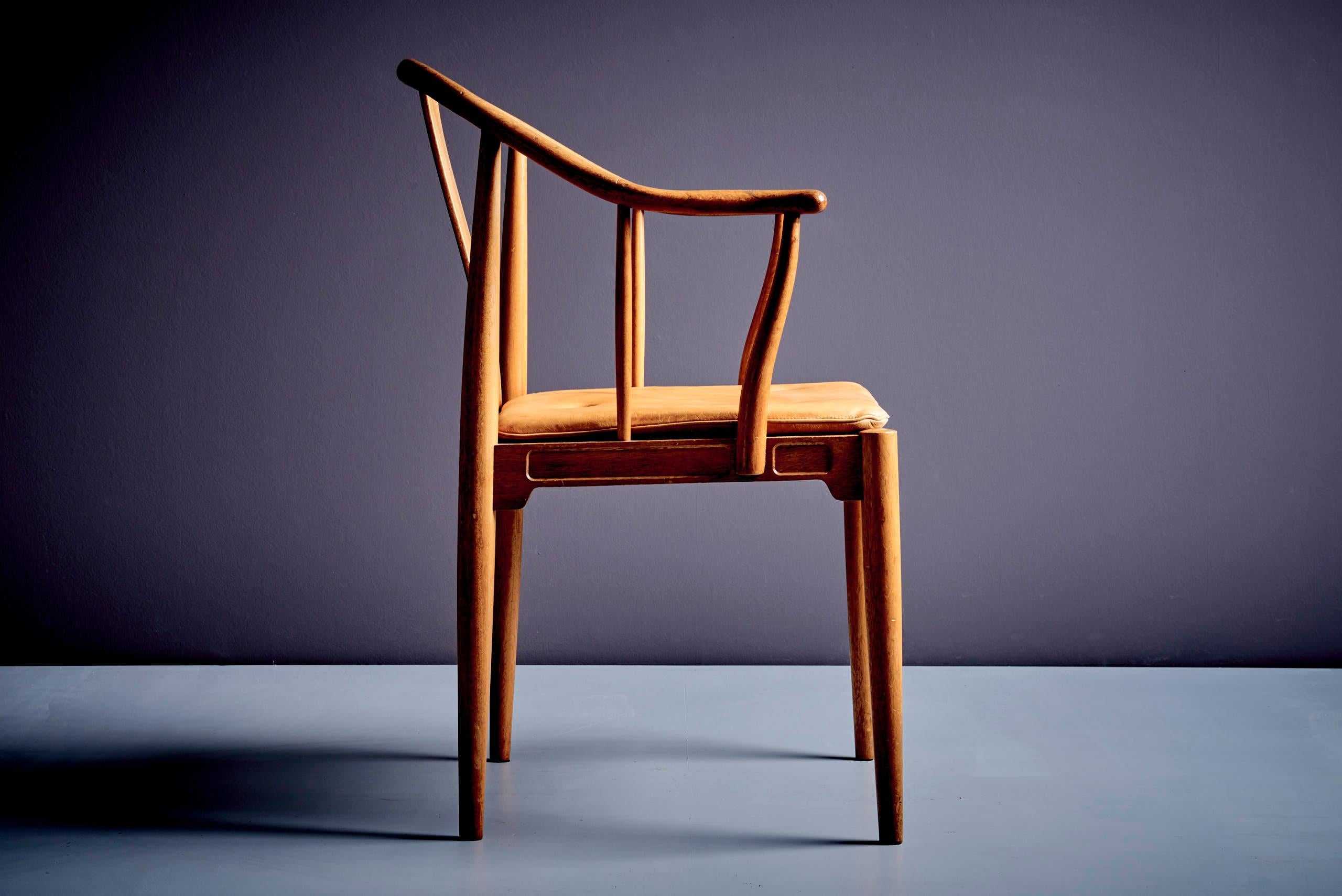 Danois Chaise chinoise de Hans Hansen pour Fritz Hansen en vente