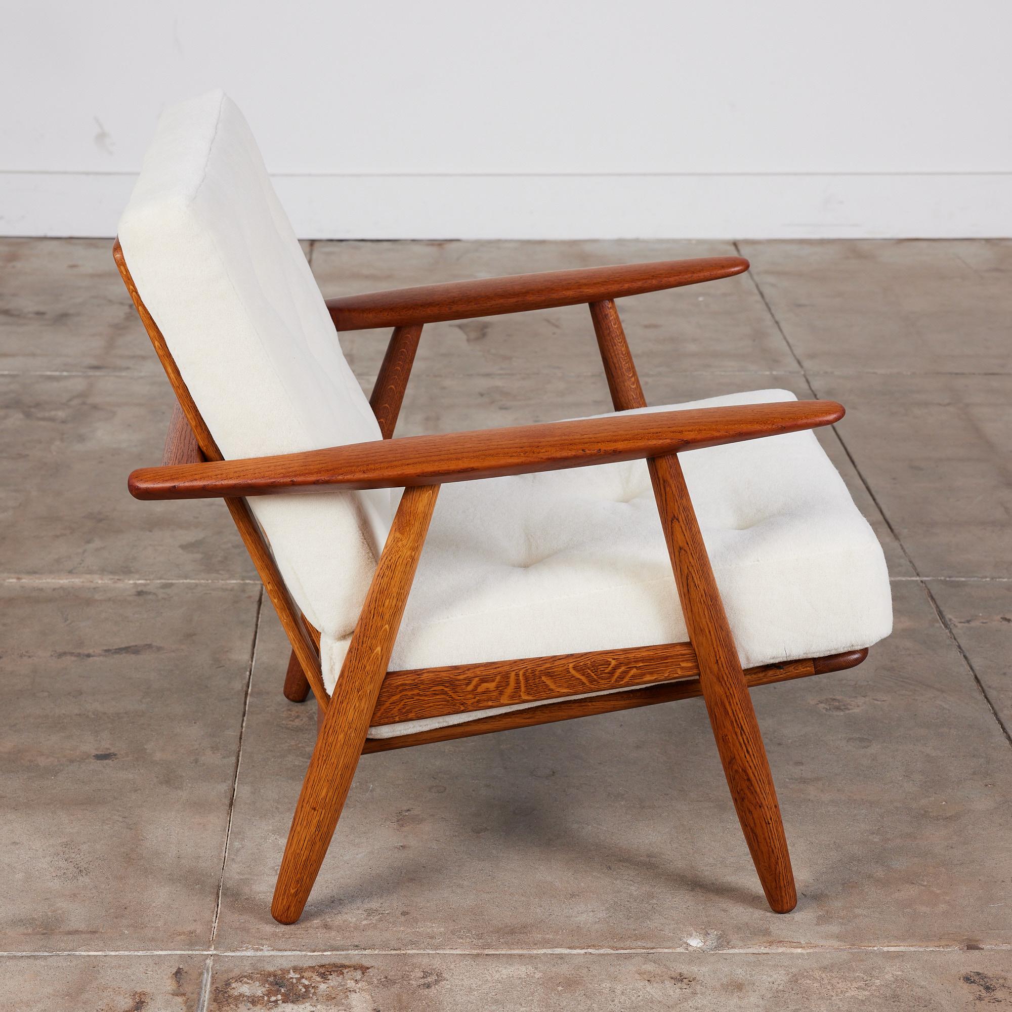 Mid-Century Modern Hans Wegner Cigar Lounge Chair for Getama