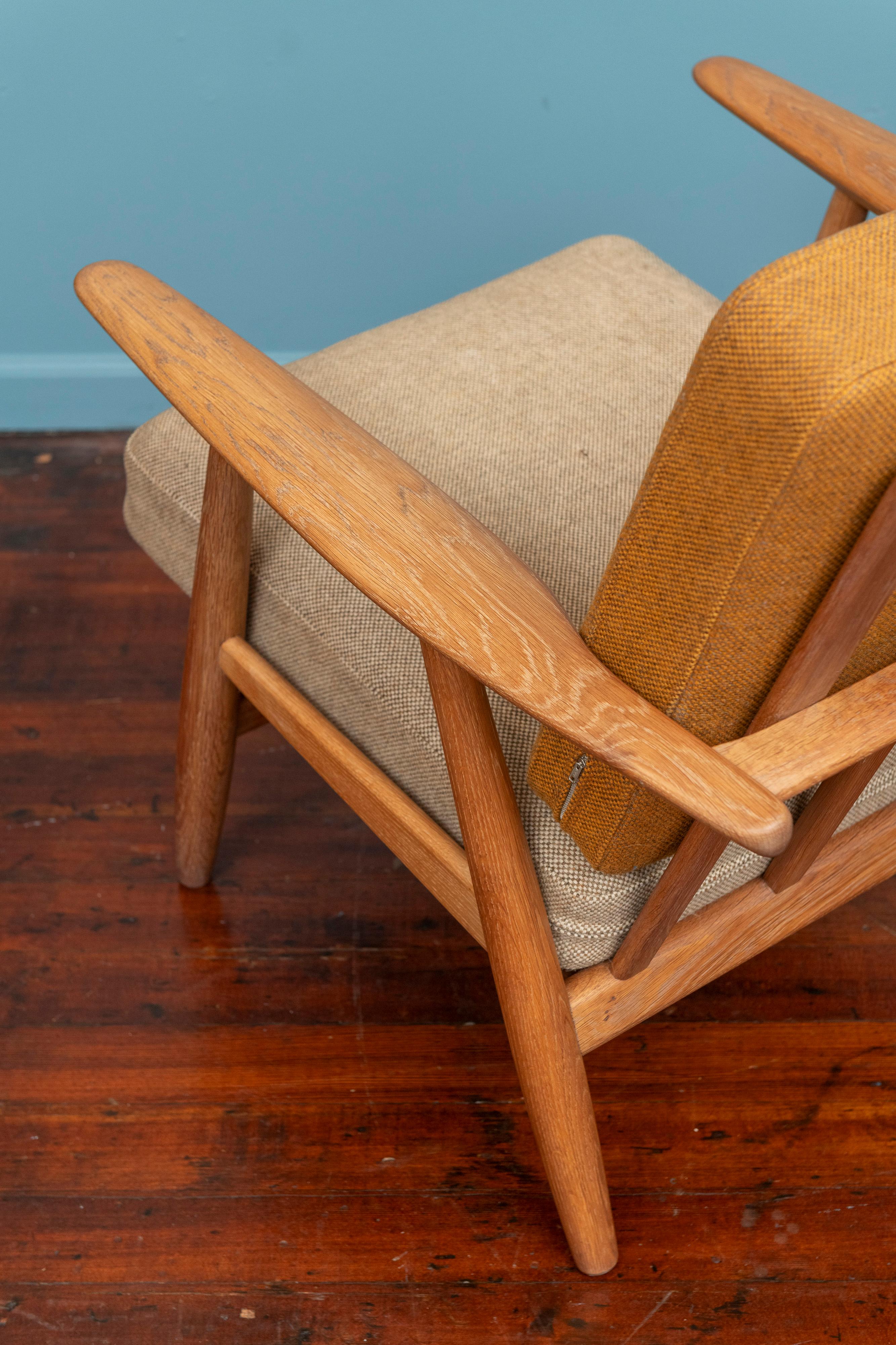 Hans Wegner „Cigar“ Loungesessel und Ottomane für Getama im Angebot 3