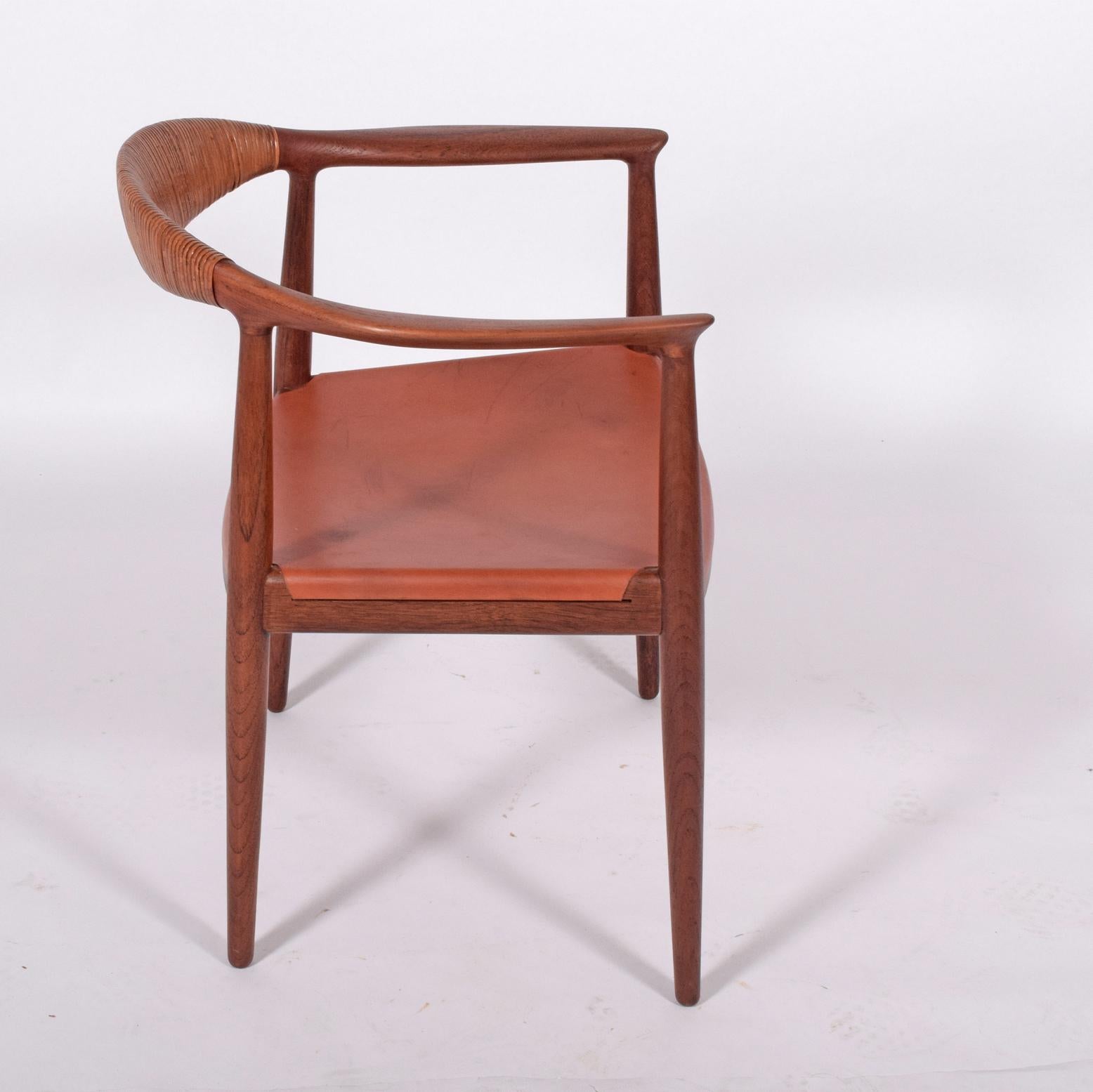 Danois Fauteuil classique de Hans Wegner pour Johannes Hansen