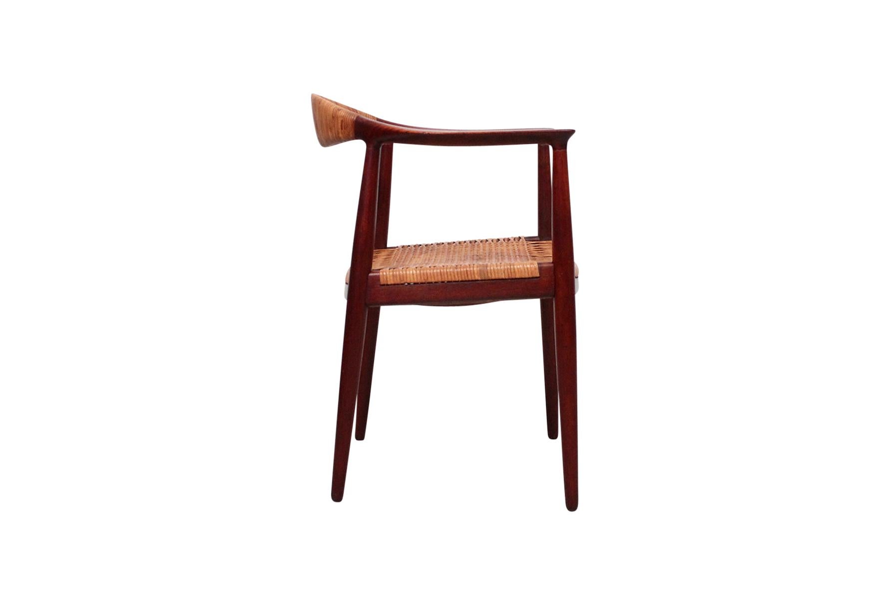 Scandinavian Modern Hans Wegner Classic Cane Chair