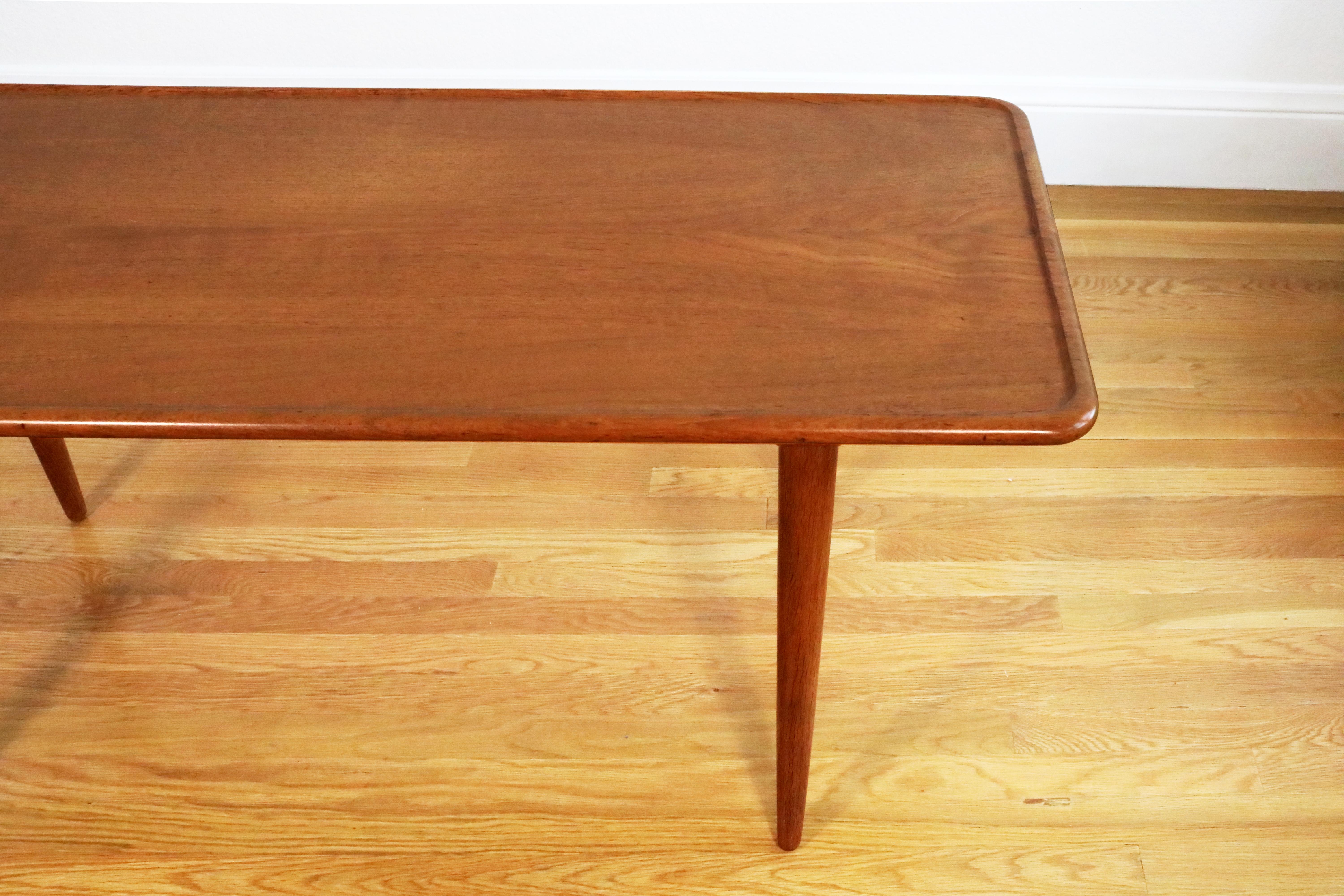 Hans Wegner Coffee Table Model AT-11 for Andreas Tuck For Sale 5