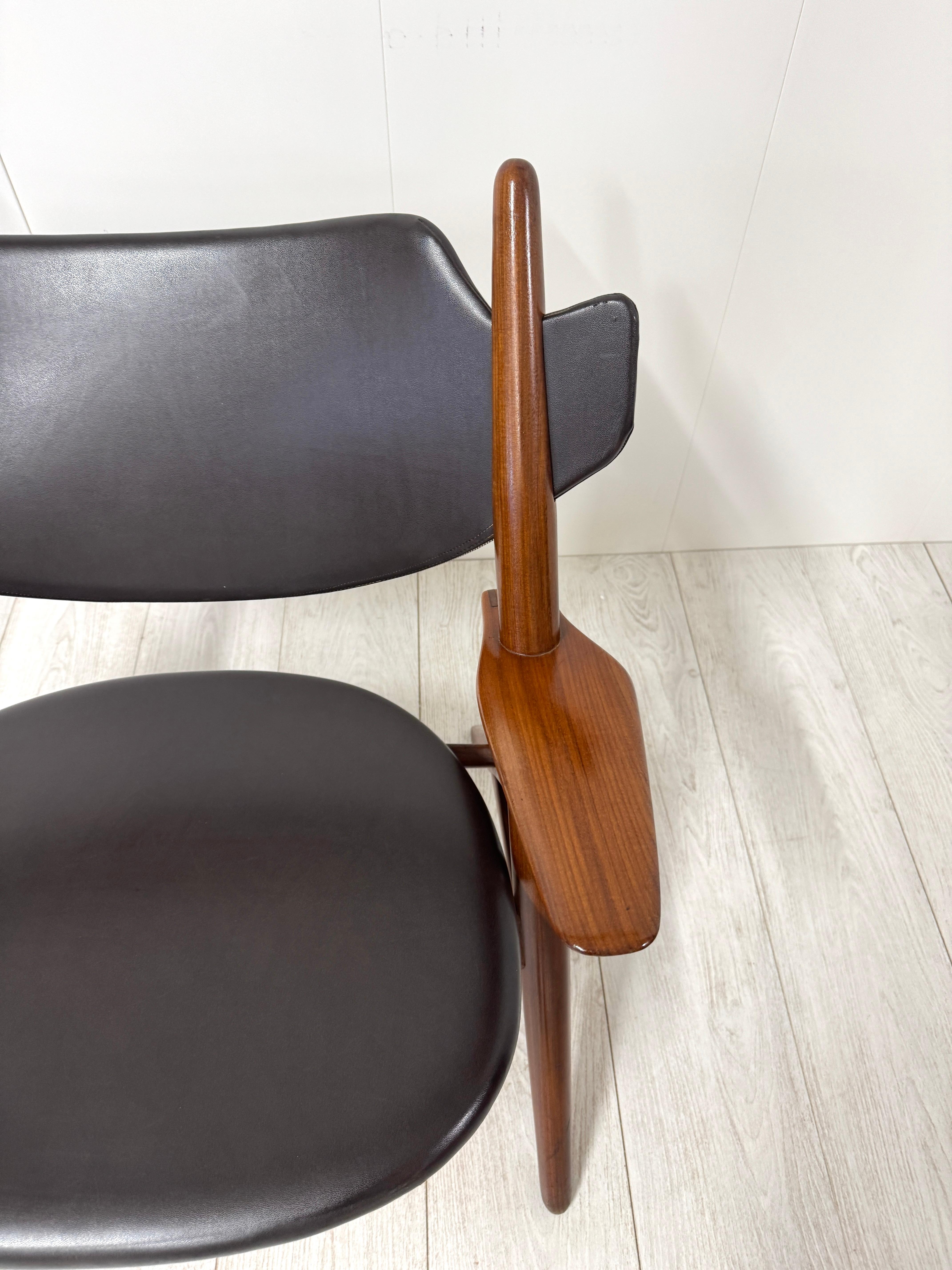 Hans Wegner, Coppia di poltroncine, Danimarca, 1950 For Sale 6