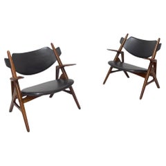 Hans Wegner, Pair of Armchairs, Denmark, 1950