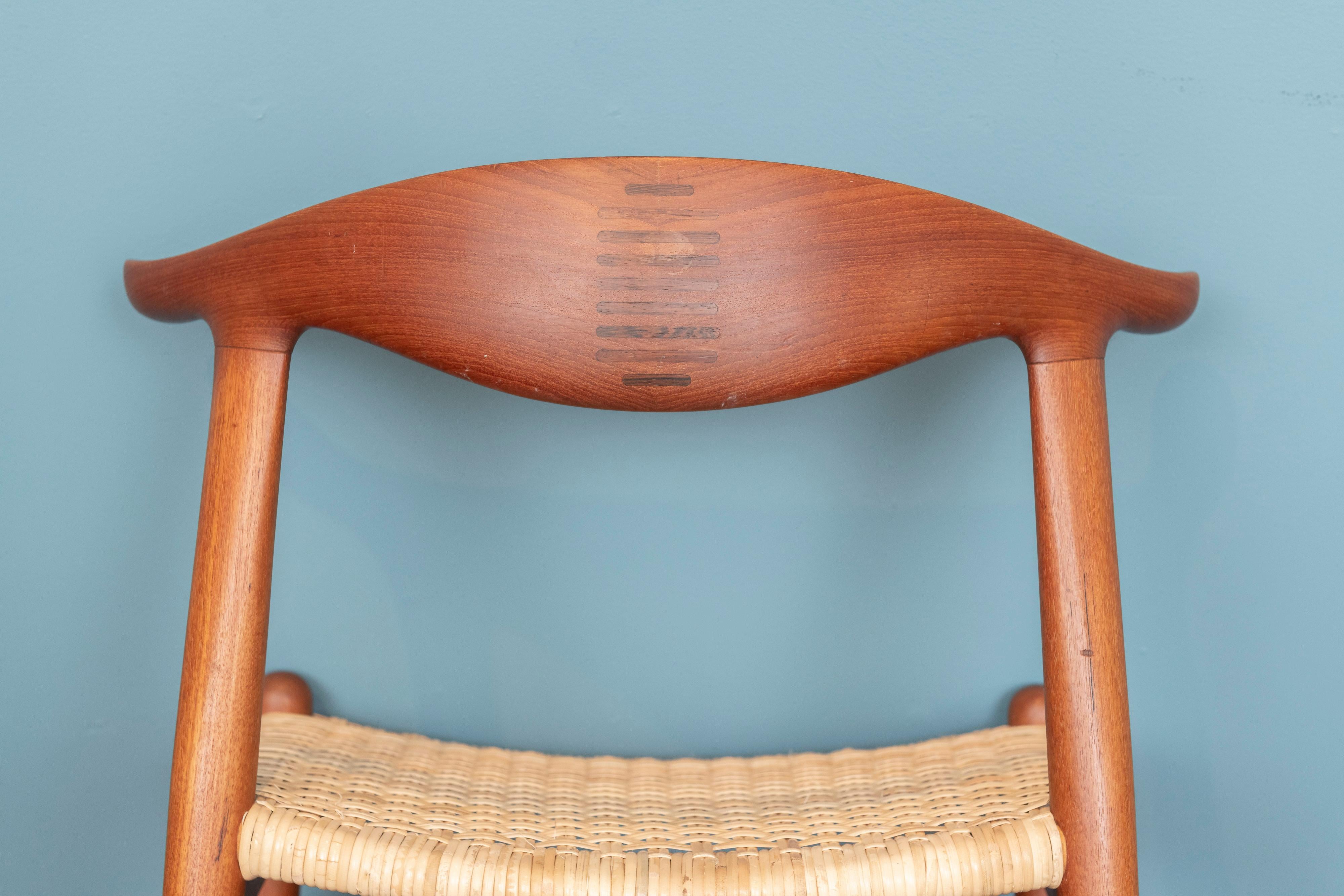 Hans Wegner Cow Horn Chair, Model JH-505 for Johannes Hansen For Sale 5