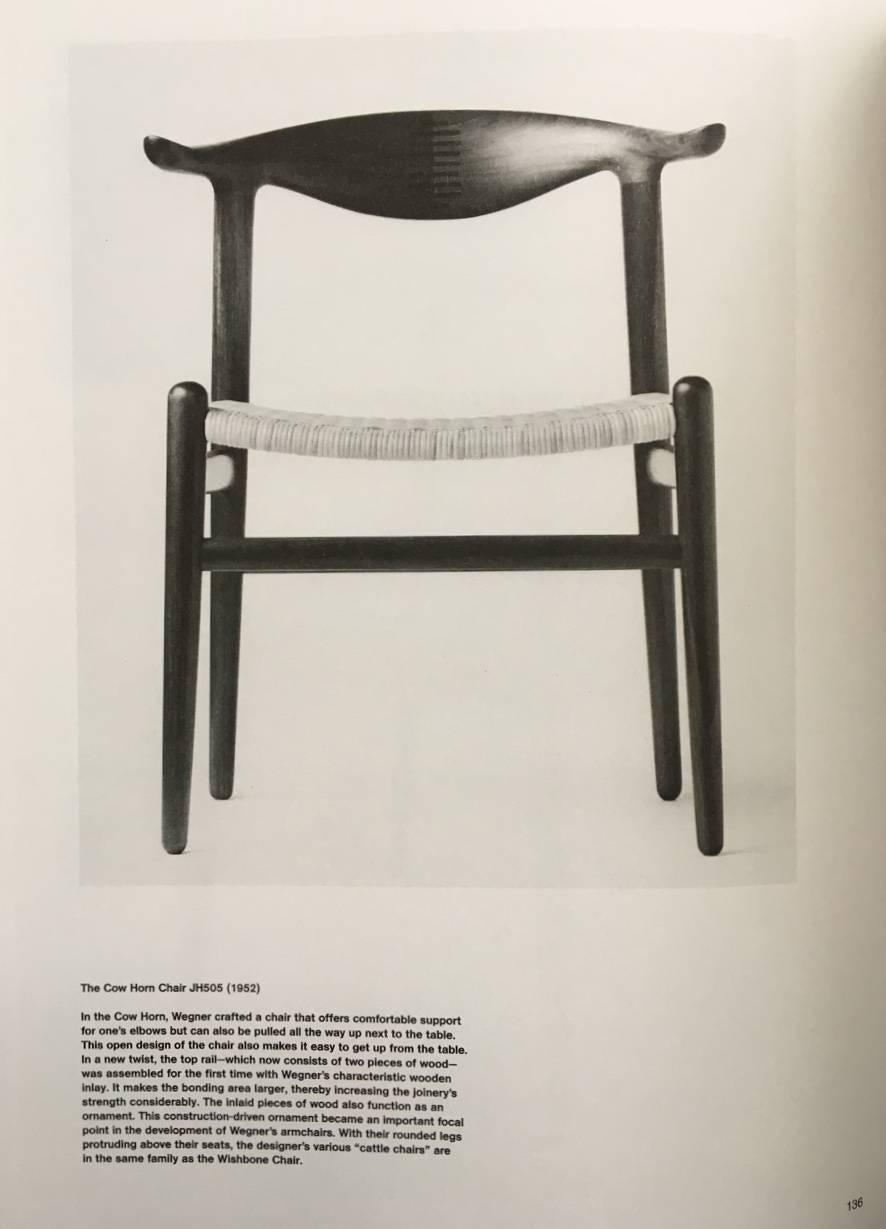 Hans Wegner Cow Horn Chair, Modell JH 505, Johannes Hansen, Dänemark, 1950er-1960er Jahre (Dänisch) im Angebot