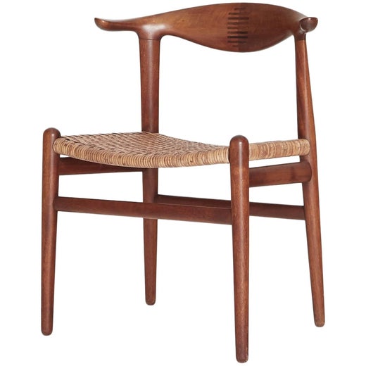 Oak Reading Chair by Hans J. Wegner at 1stDibs scandinavian reading chair, vintage reading