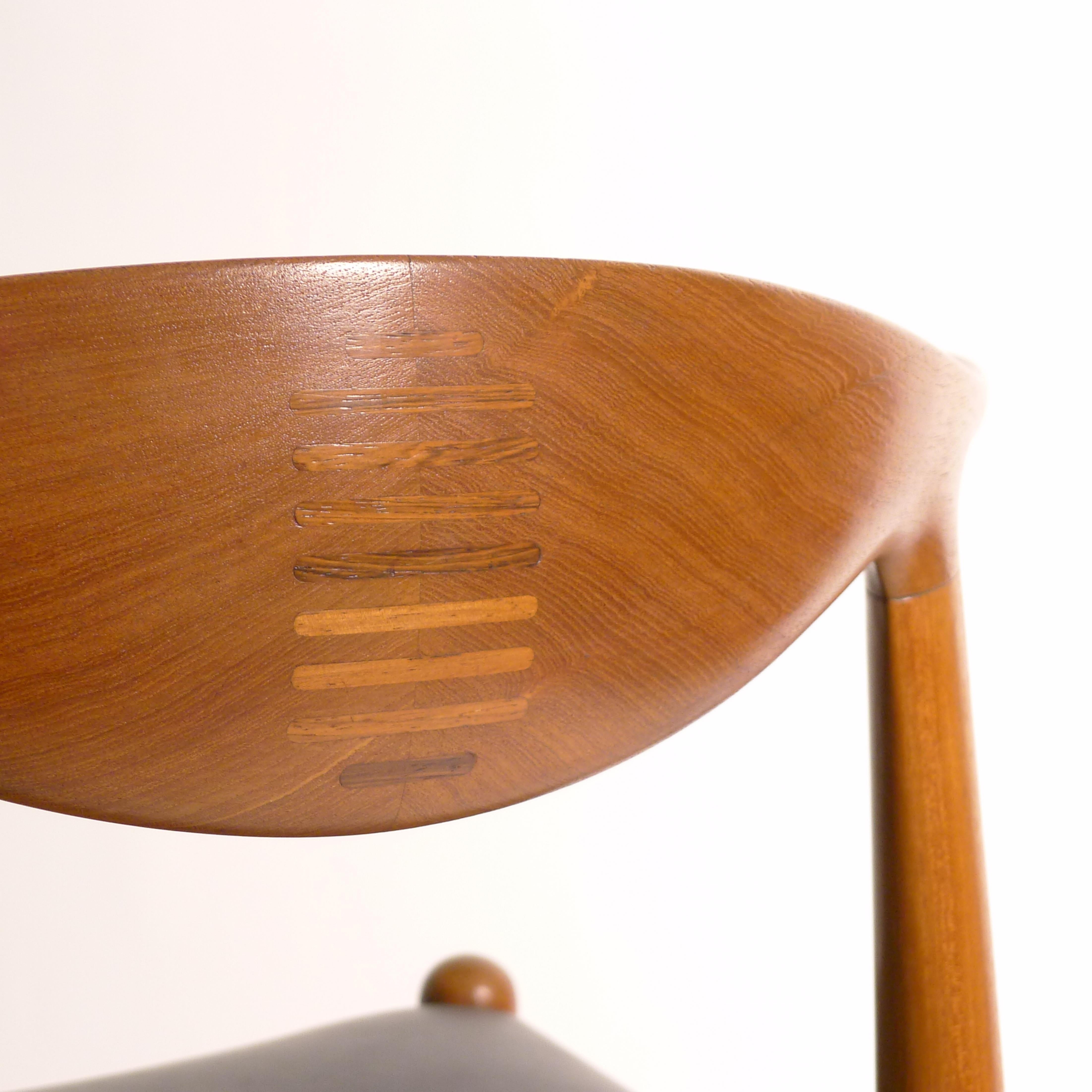 Hans Wegner, Cow Horn Chair, Modell JH 505, Johannes Hansen, Dänemark 1950er Jahre im Angebot 6