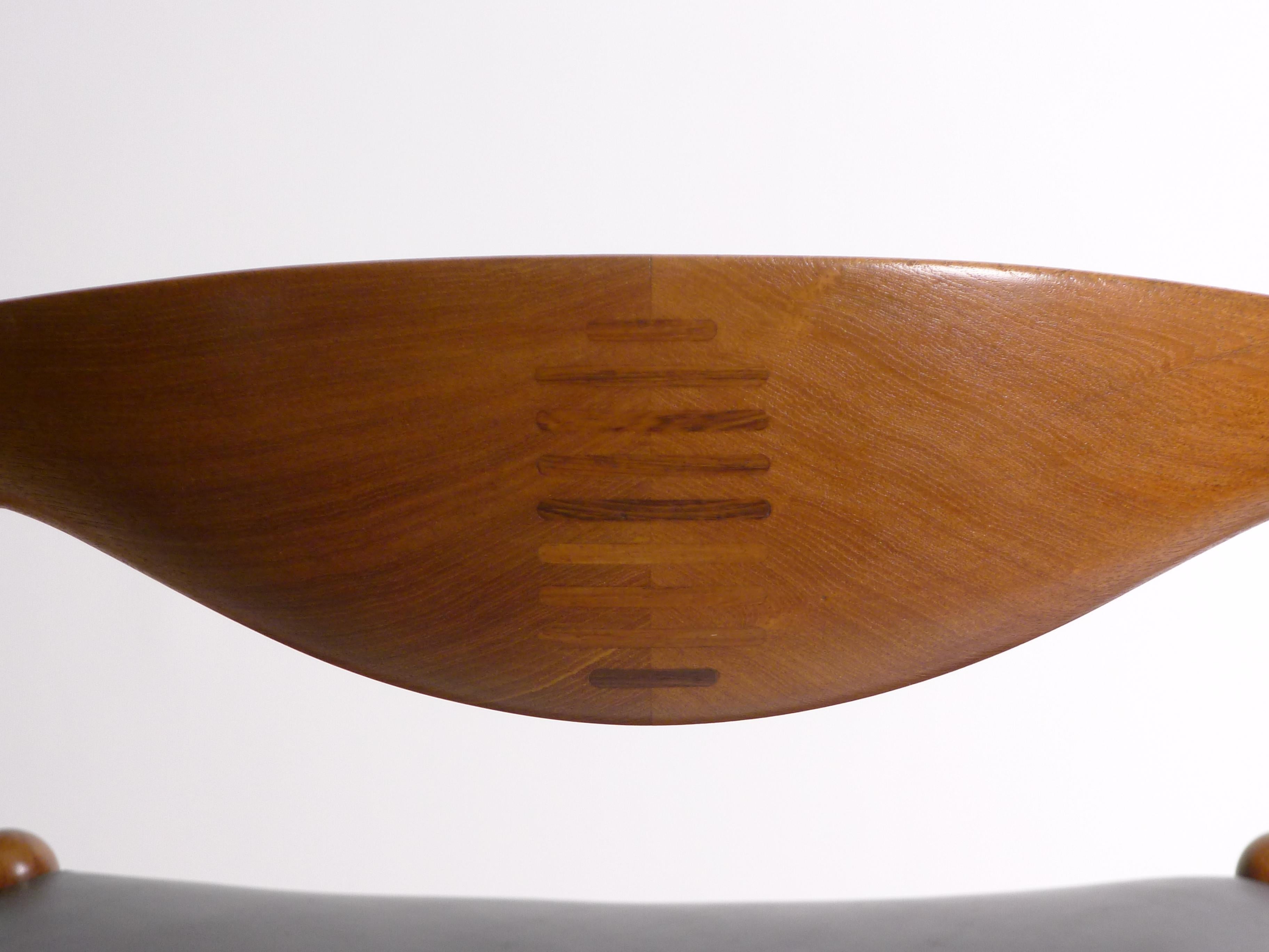 Hans Wegner, Cow Horn Chair, Modell JH 505, Johannes Hansen, Dänemark 1950er Jahre im Angebot 8