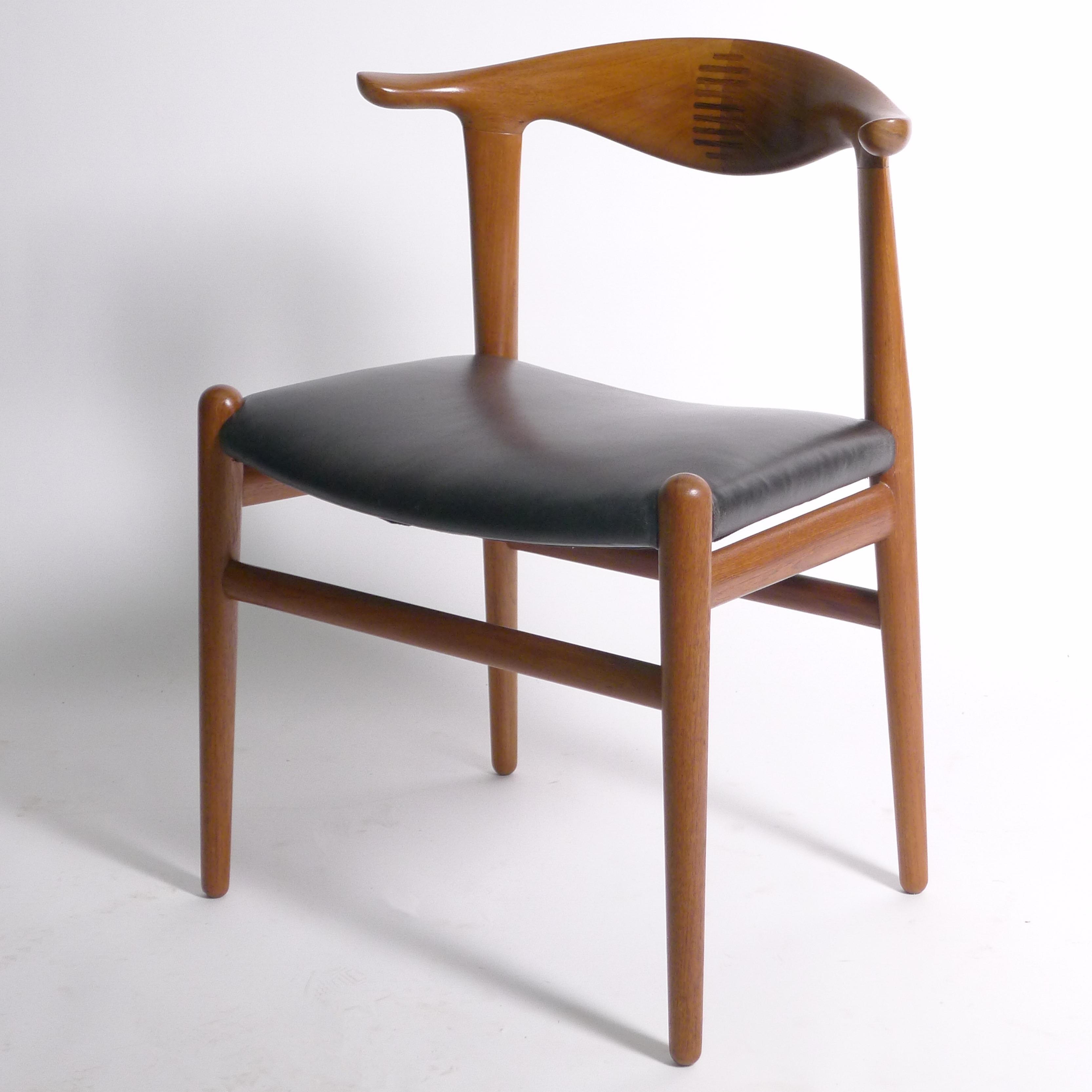 Hans Wegner, Cow Horn Chair, Modell JH 505, Johannes Hansen, Dänemark 1950er Jahre im Angebot 1