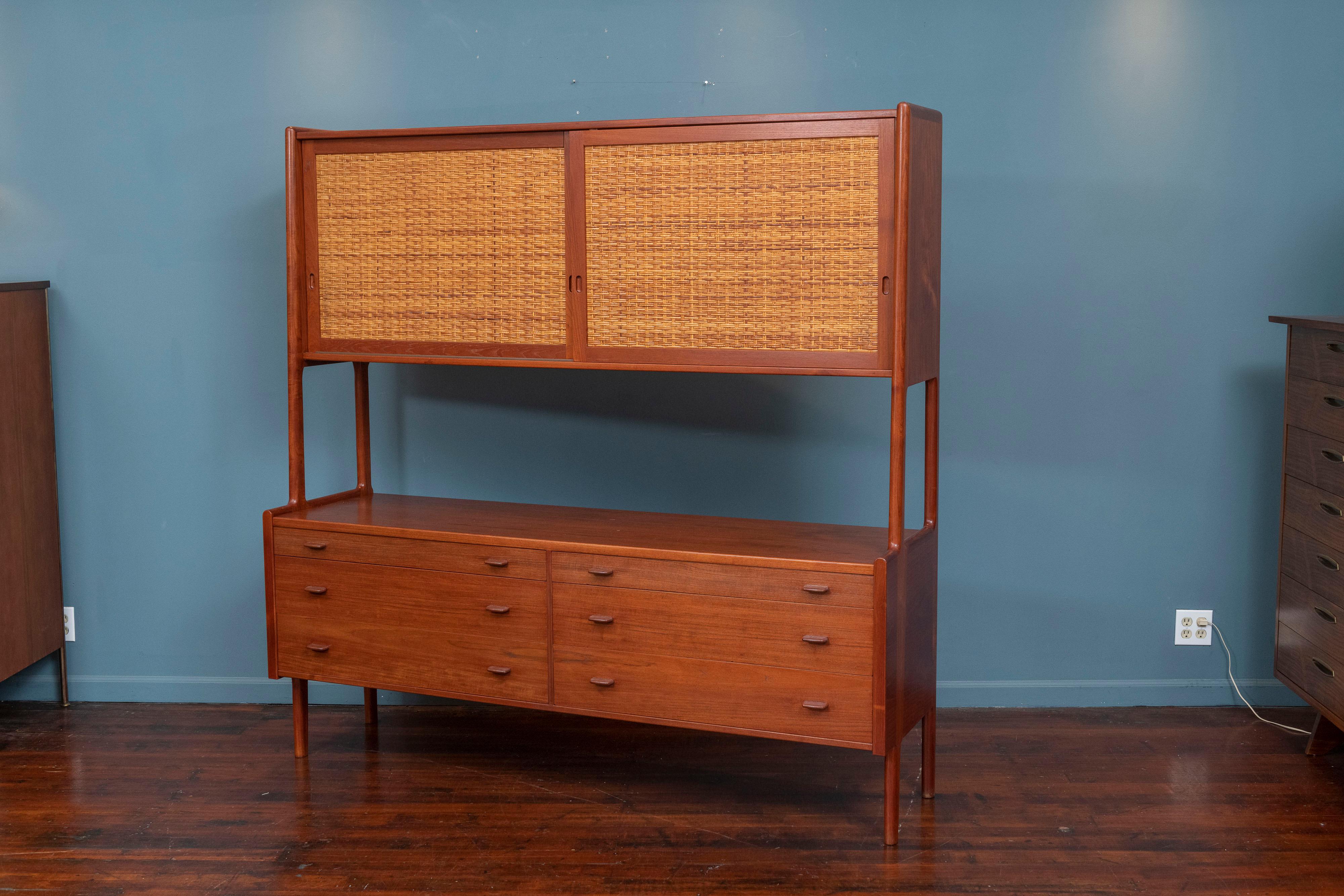 Hans Wegner Credenza or Hutch for RY Mobler In Good Condition In San Francisco, CA