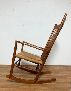 Hans Wegner Danish "J16" Rocking Chair for FDB Mobler