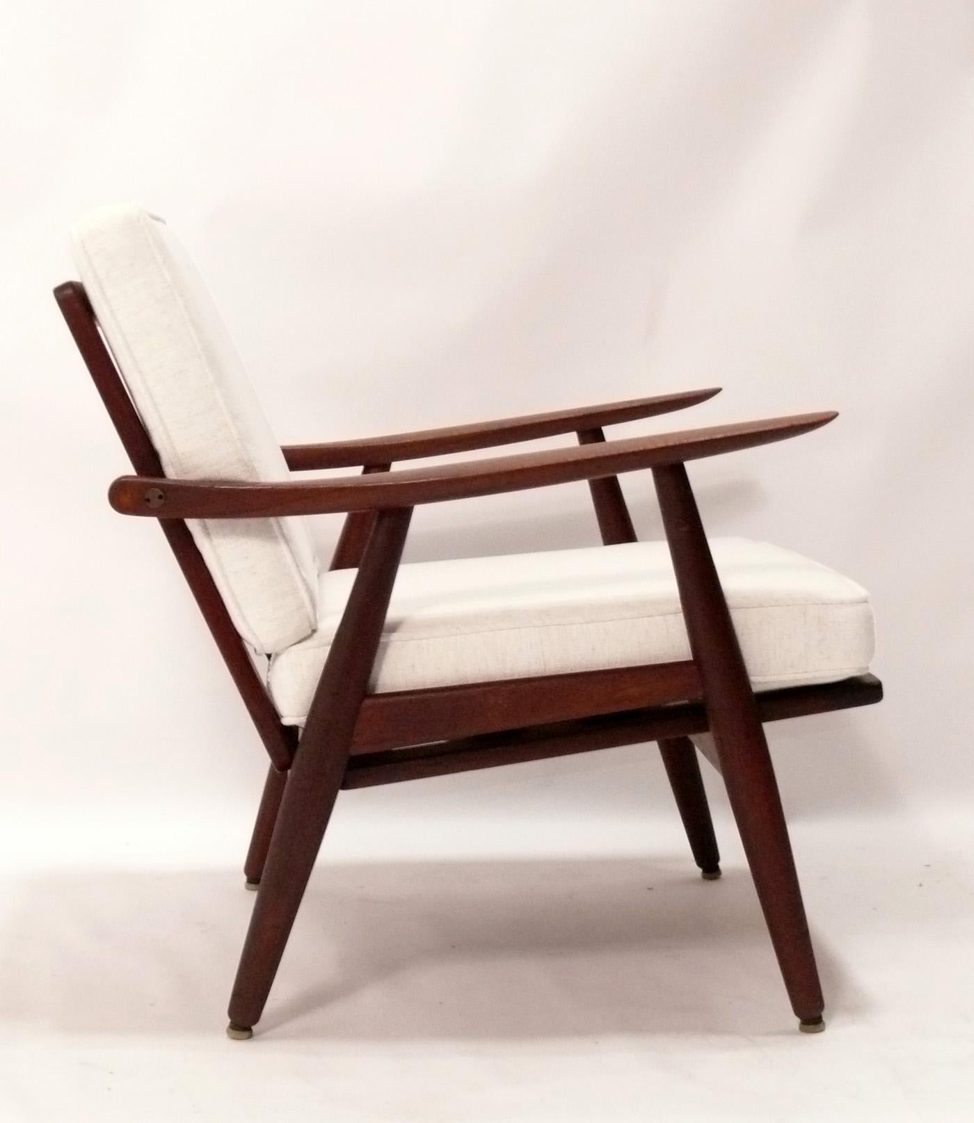 Mid-Century Modern Chaise longue à cigares danoise moderne de Hans Wegner en vente