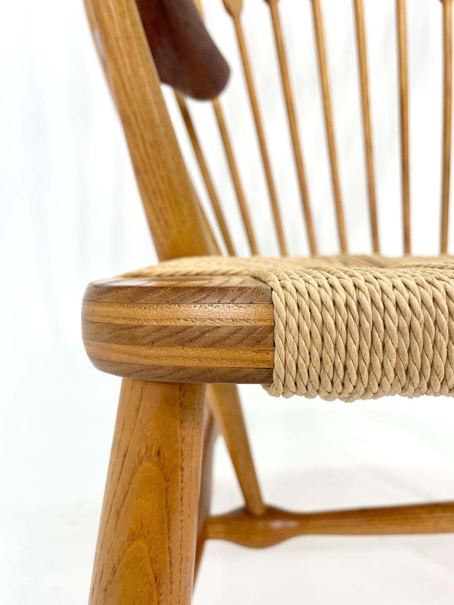 Hans Wegner Danish Modern Peacock Chair for Johannes Hansen In Excellent Condition In San Diego, CA