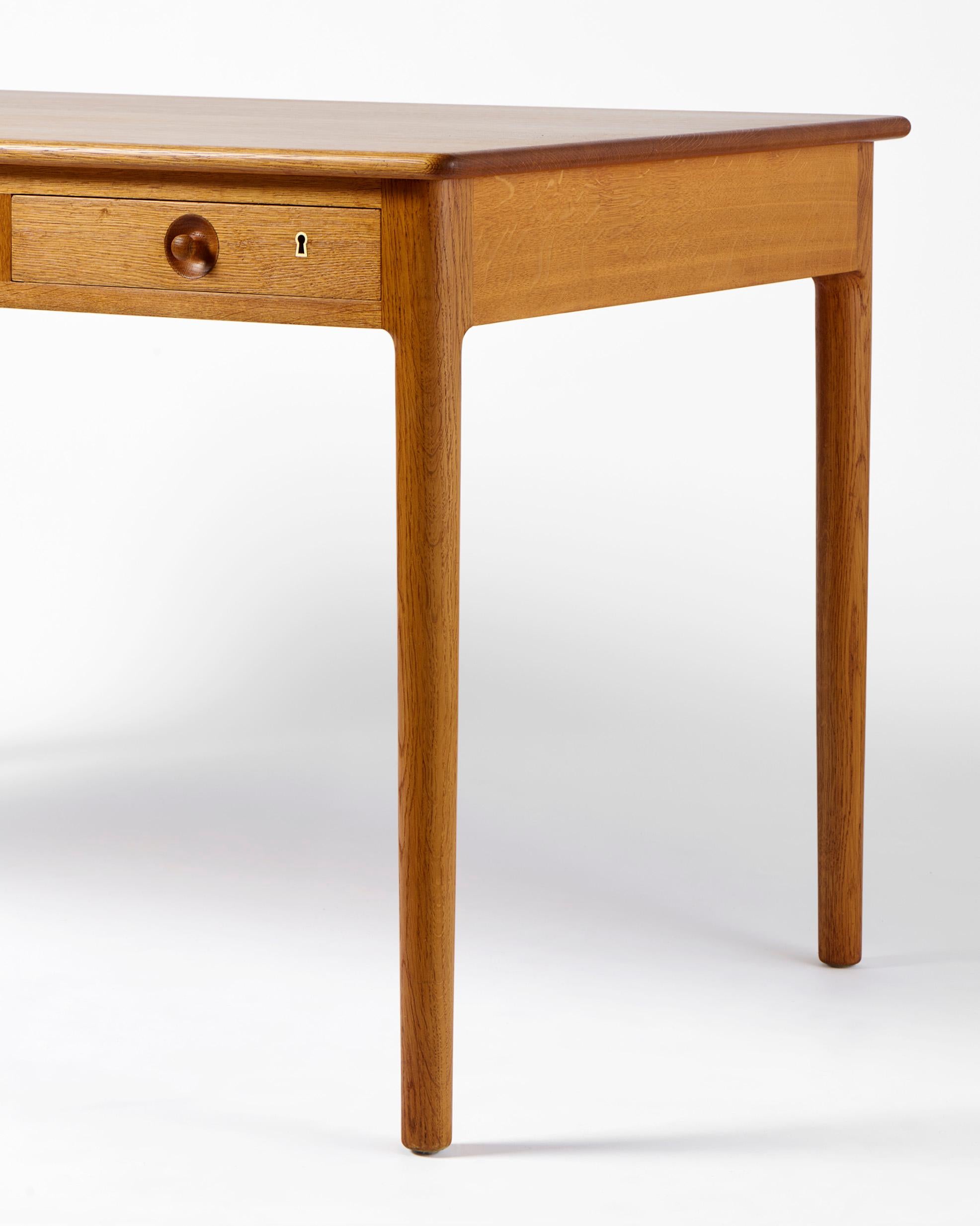 Late 20th Century Hans Wegner Danish Oak PP-305 Desk, 1953 For Sale
