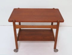 Hans Wegner Danish Teak Bar / Serving Cart for Andreas Tuck, circa 1960s