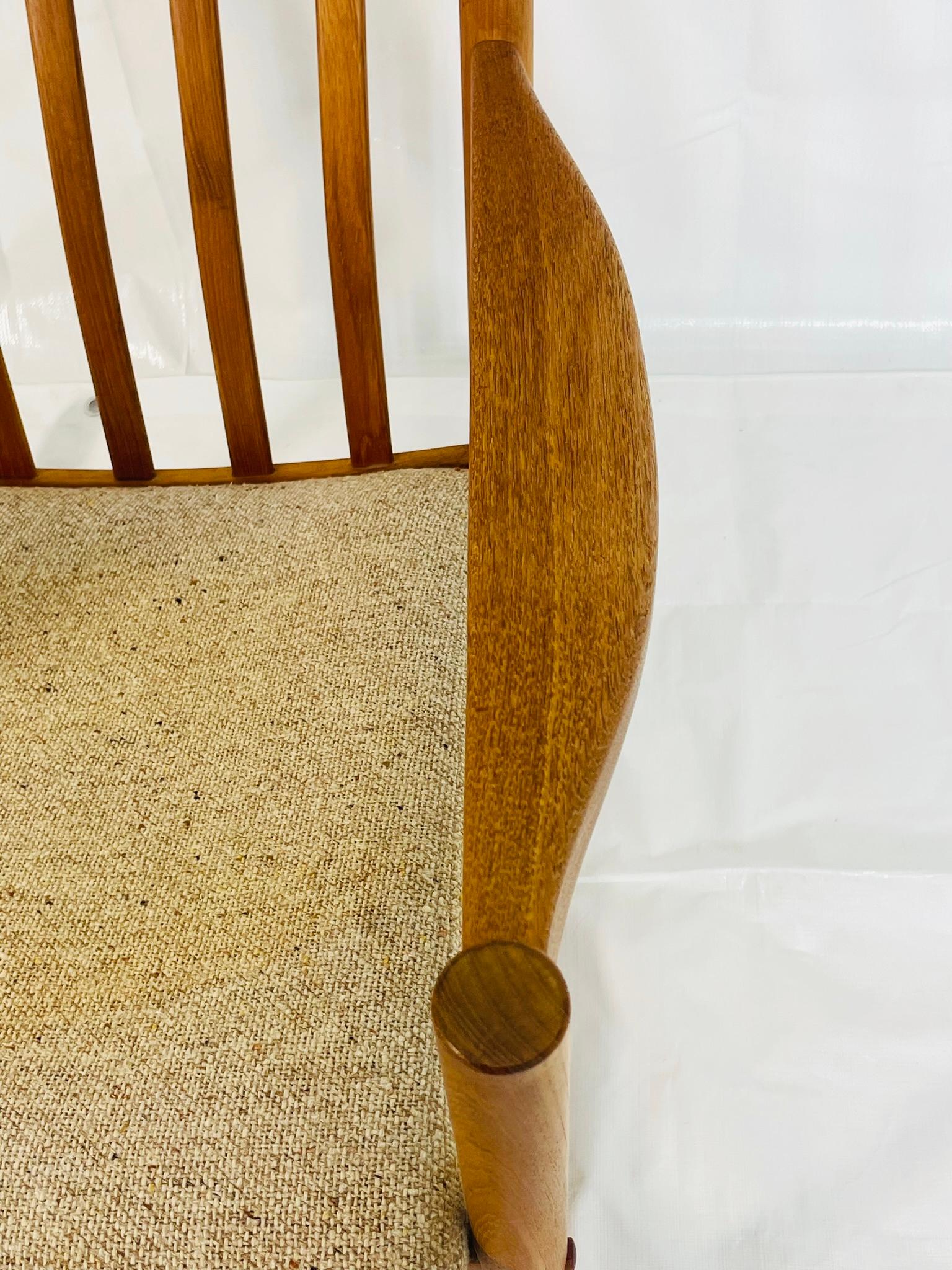 Hans Wegner Danish Teak Rocking Chair for Tarm Stole, 1960s im Angebot 5