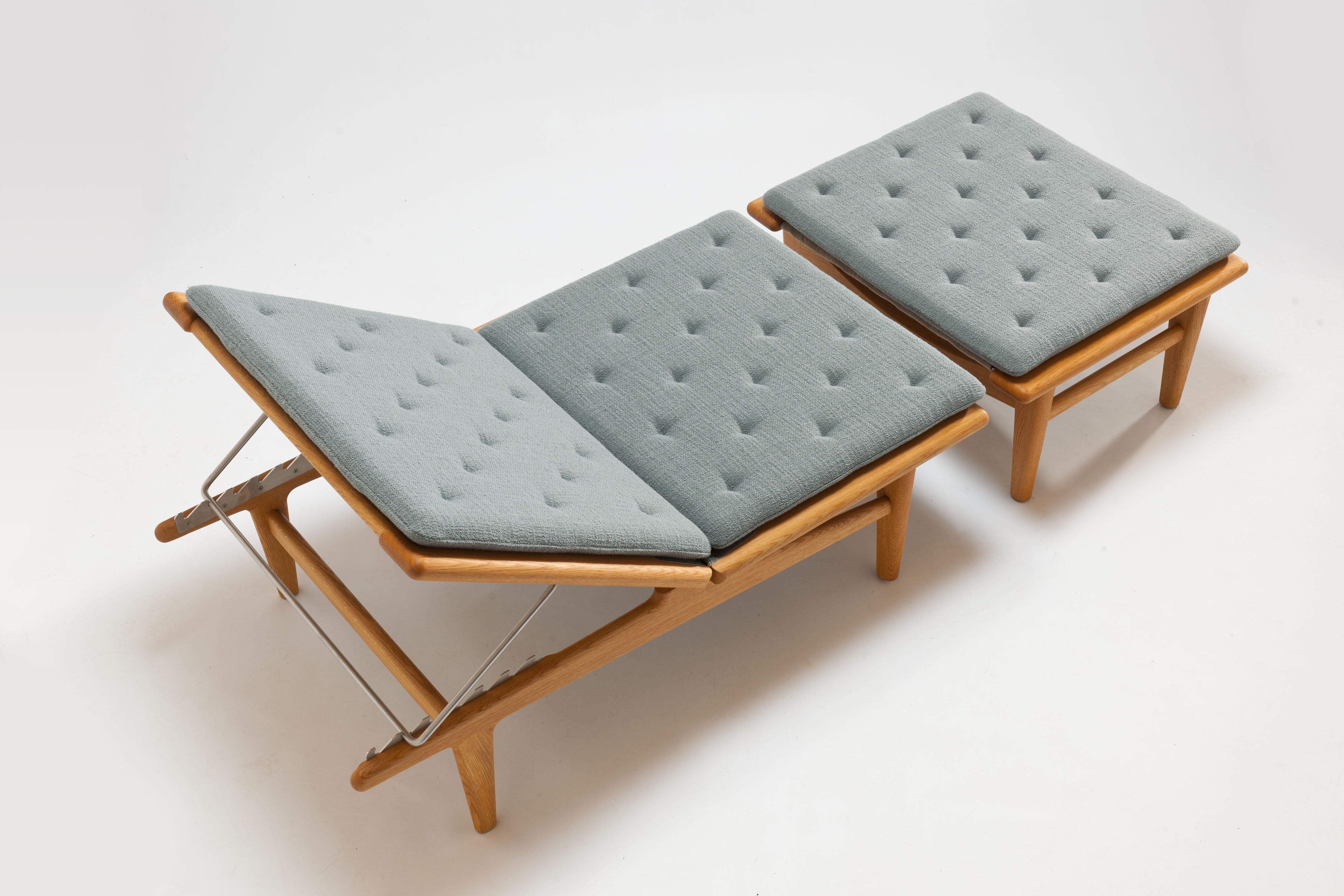 Tagesbett und Loungesessel von Hans Wegner, Modell GE1  im Angebot 8