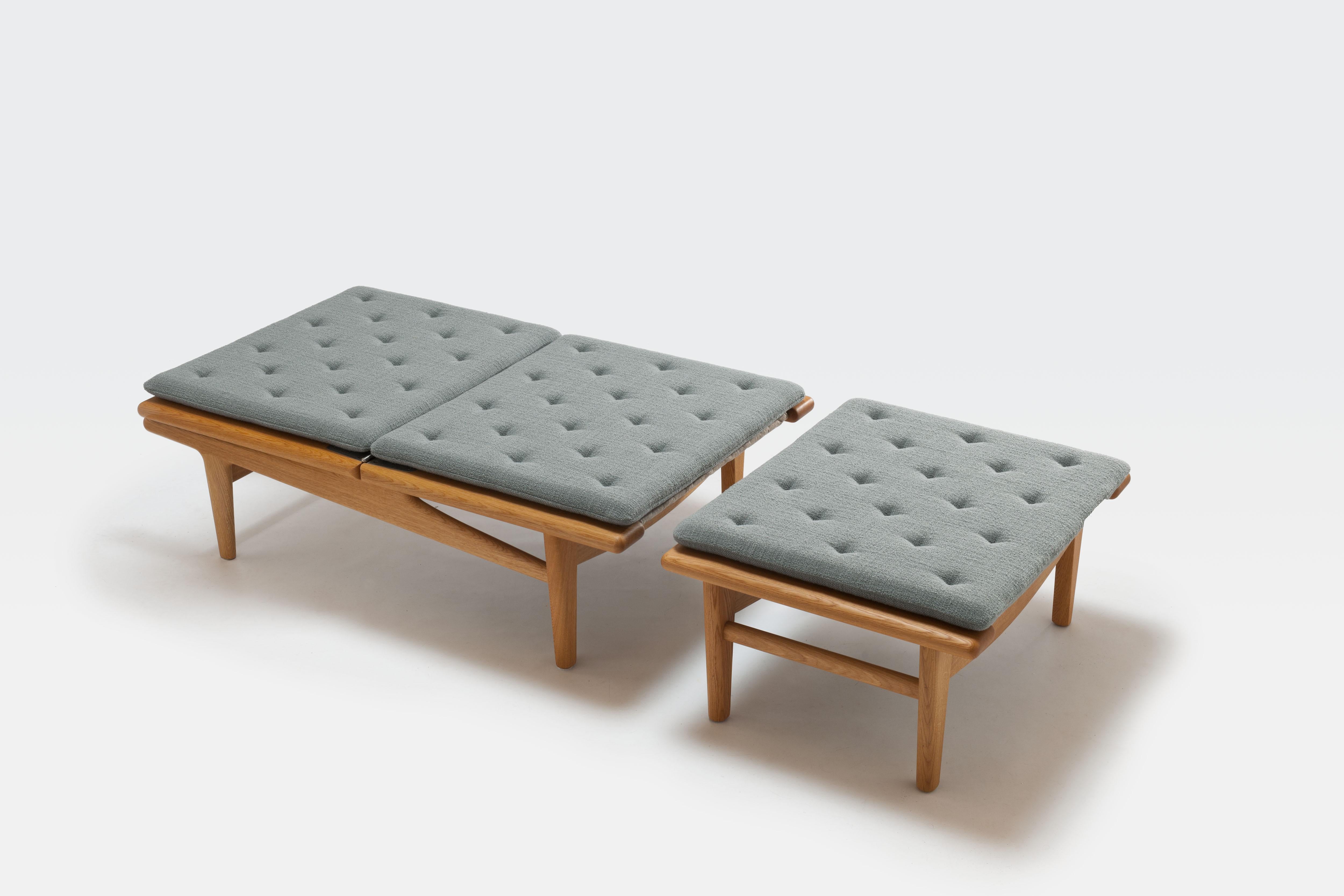 Tagesbett und Loungesessel von Hans Wegner, Modell GE1  im Angebot 1