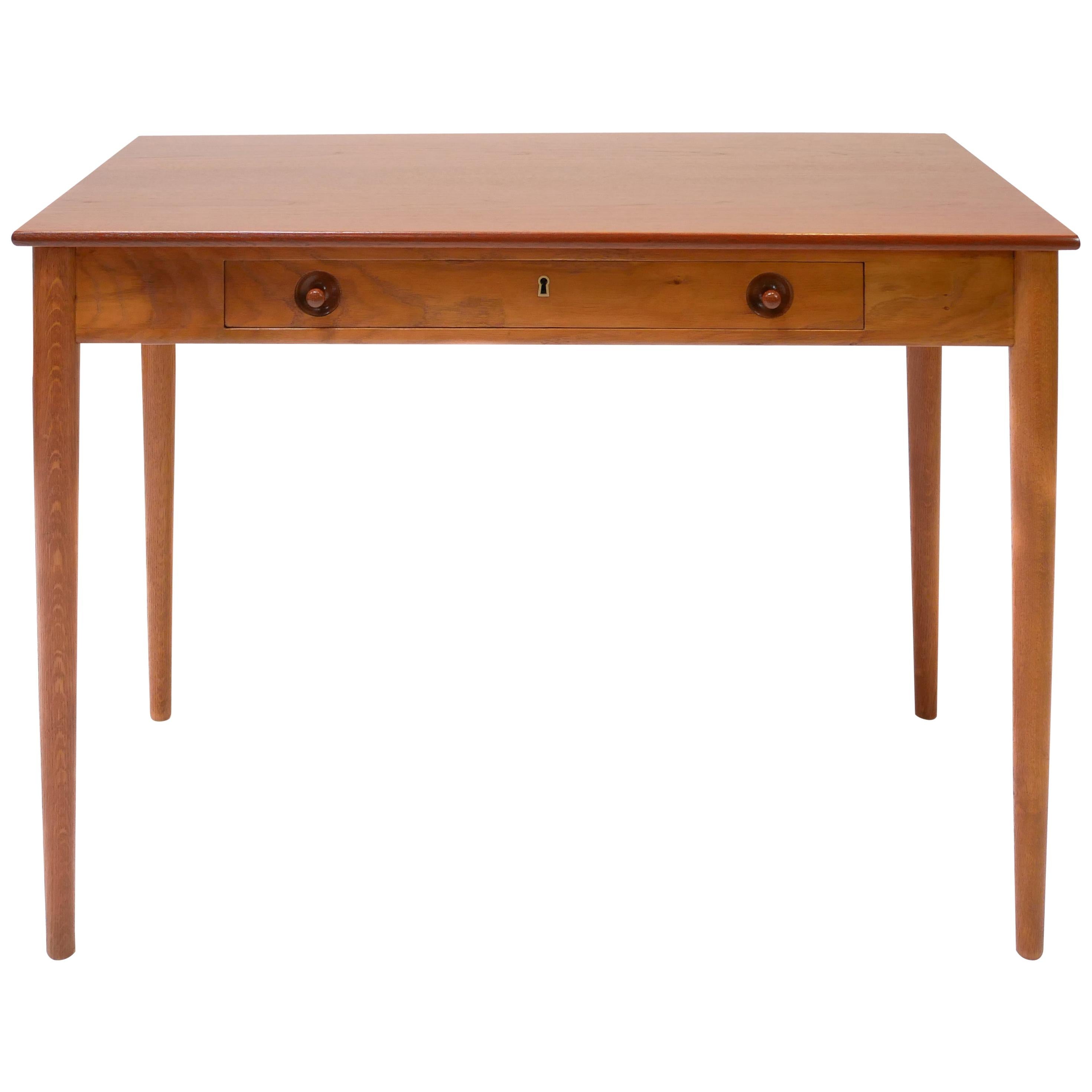 Hans Wegner Desk, Model Ry 32 in Teak and Oak, 1959