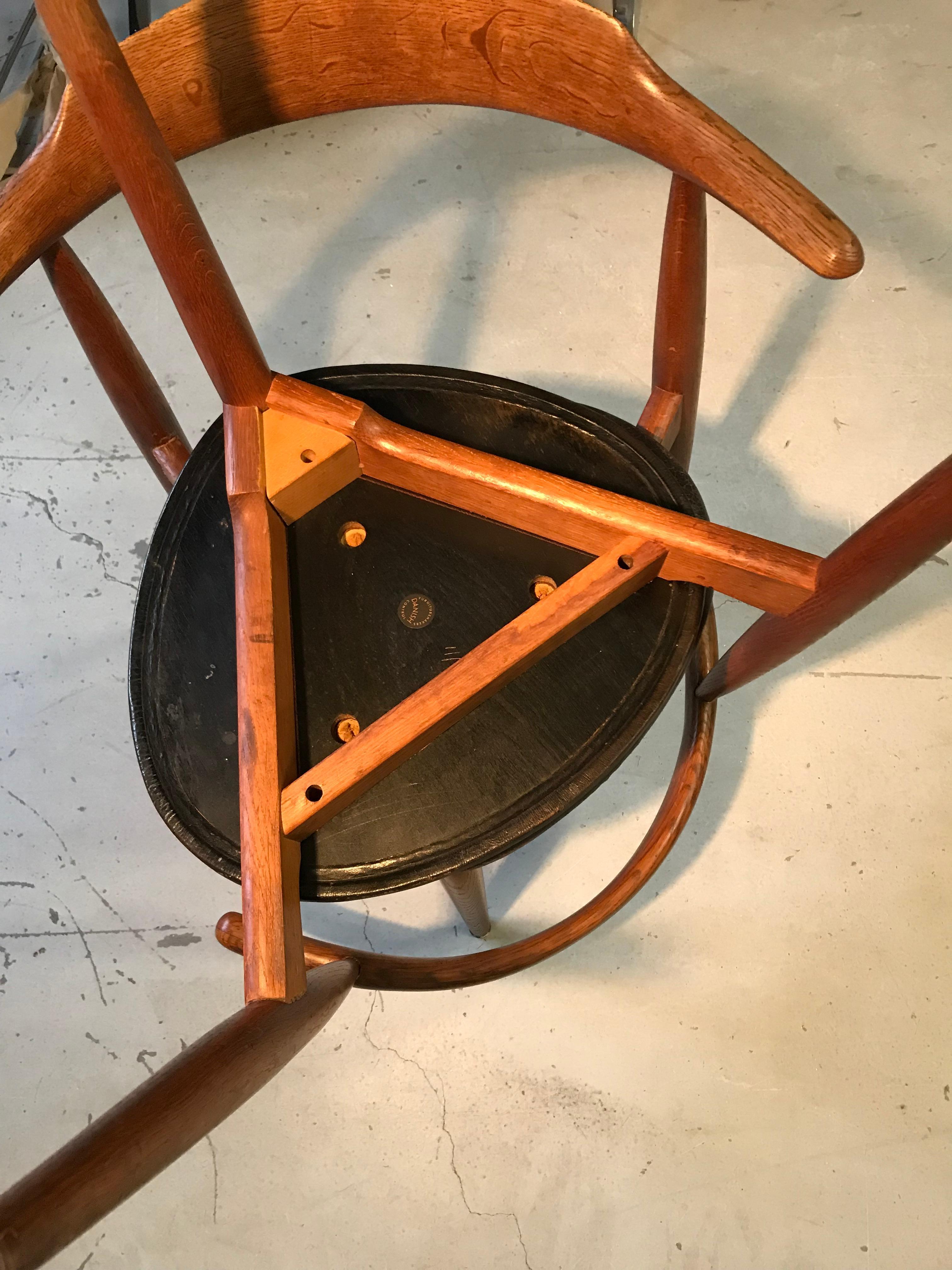 Hans Wegner Dining Chair In Good Condition For Sale In Oosterbeek, NL