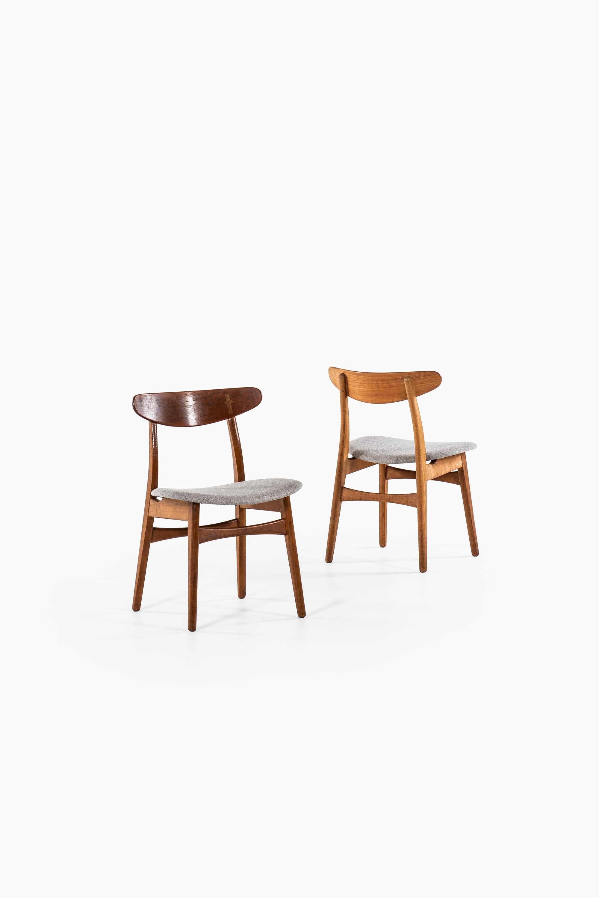 Danish Hans Wegner Dining Chairs Model CH-30 by Carl Hansen & Son in Denmark