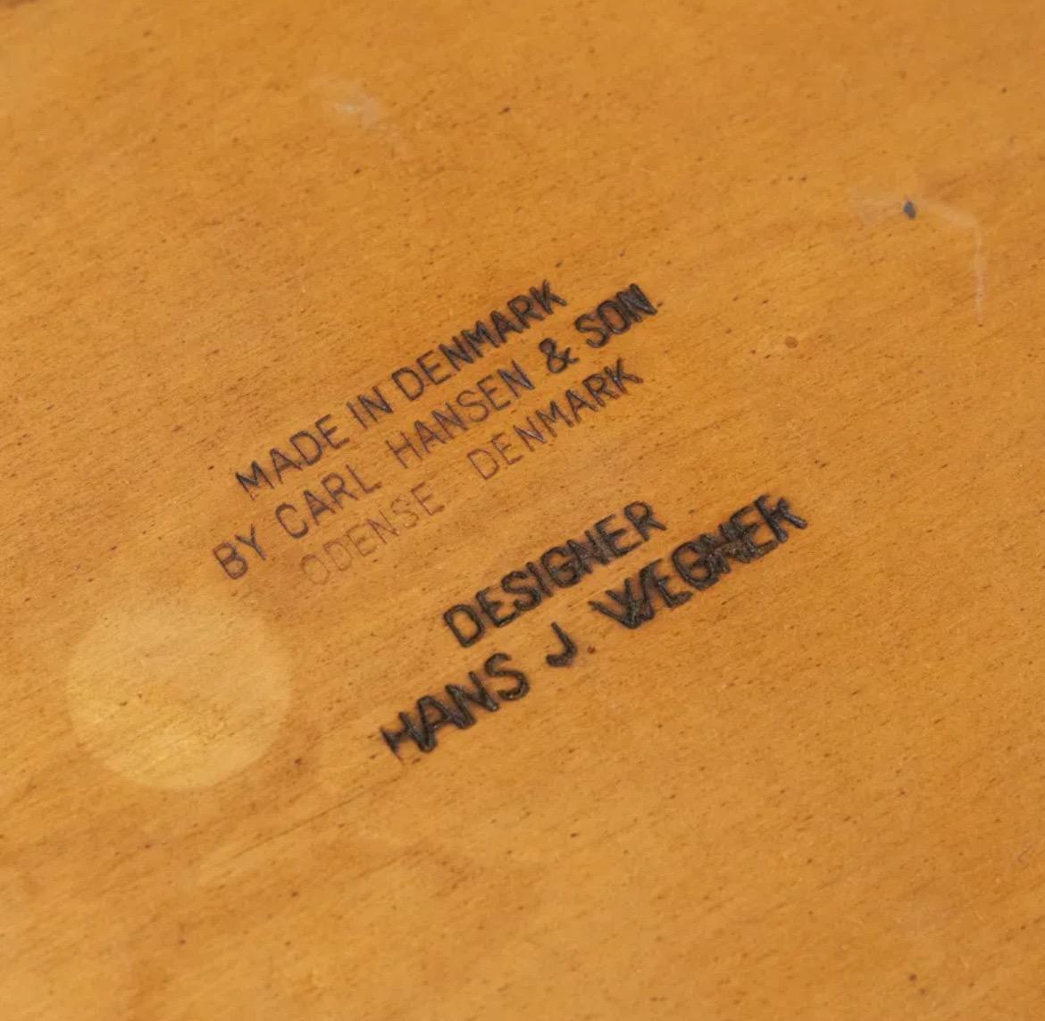 Hans Wegner Esszimmerstühle Modell CH-30 (20. Jahrhundert) im Angebot