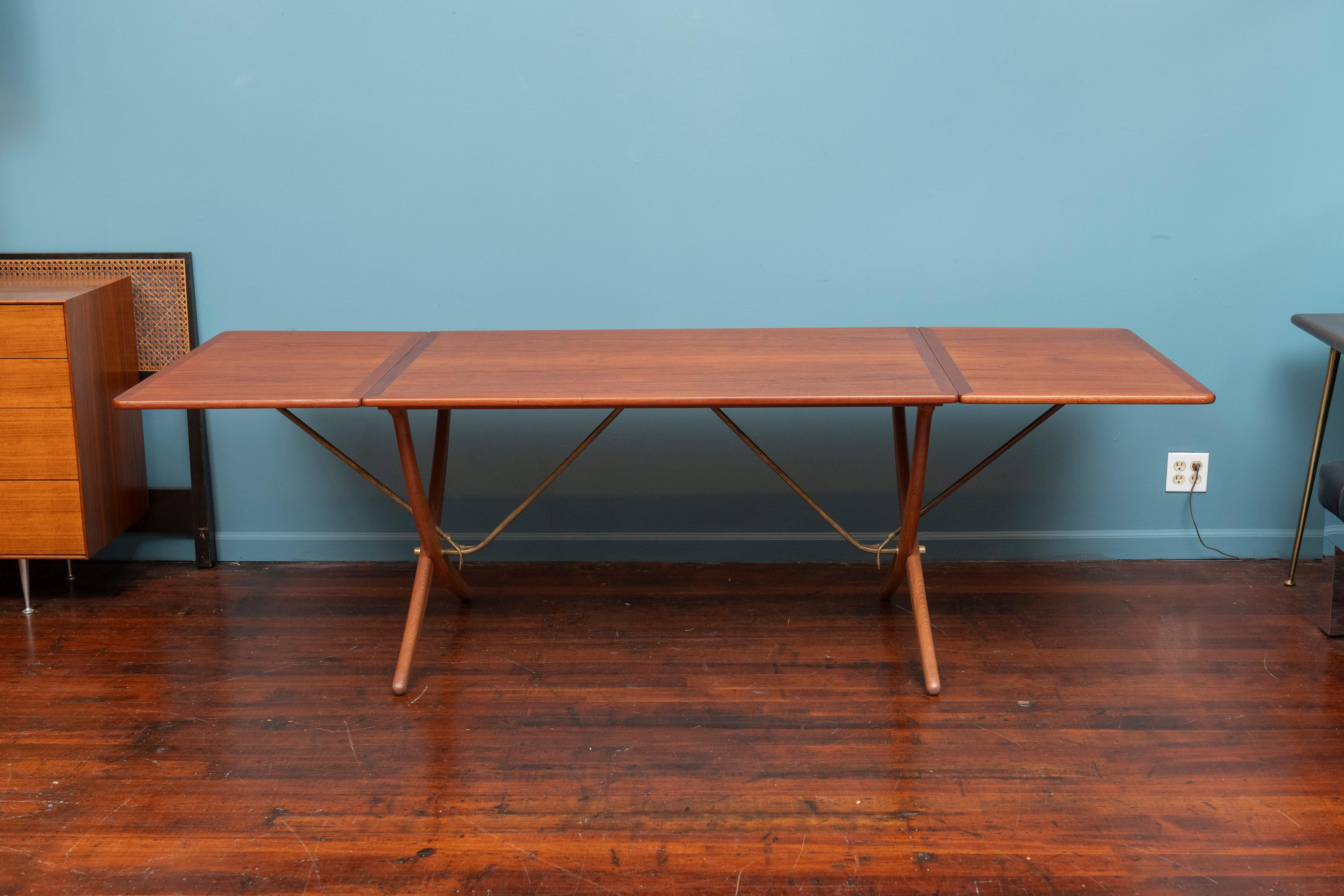 Hans Wegner Dining Table, Model AT-304 for Andreas Tuck In Good Condition In San Francisco, CA