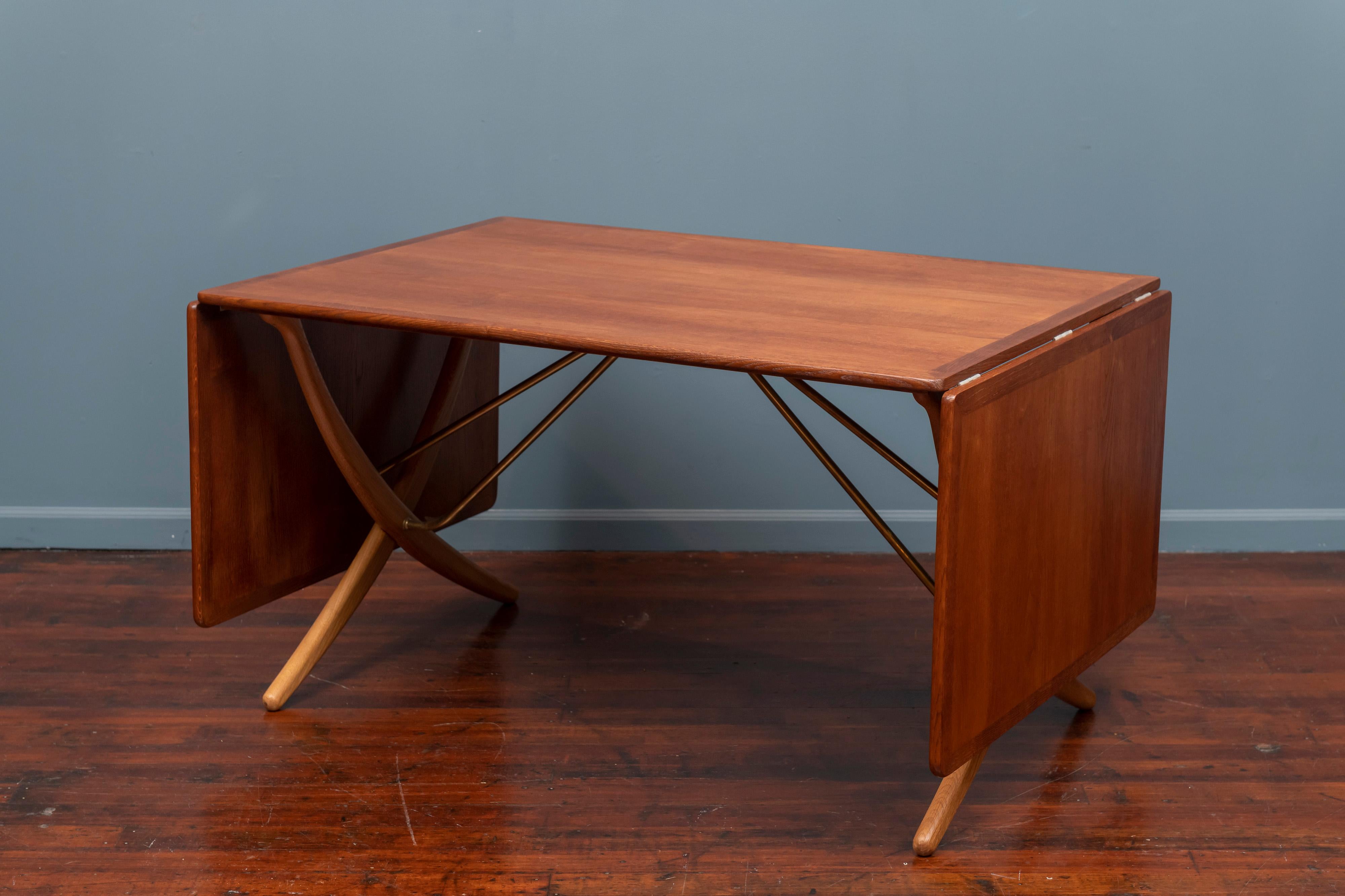 Hans Wegner Dining Table, Model AT 304 In Good Condition In San Francisco, CA