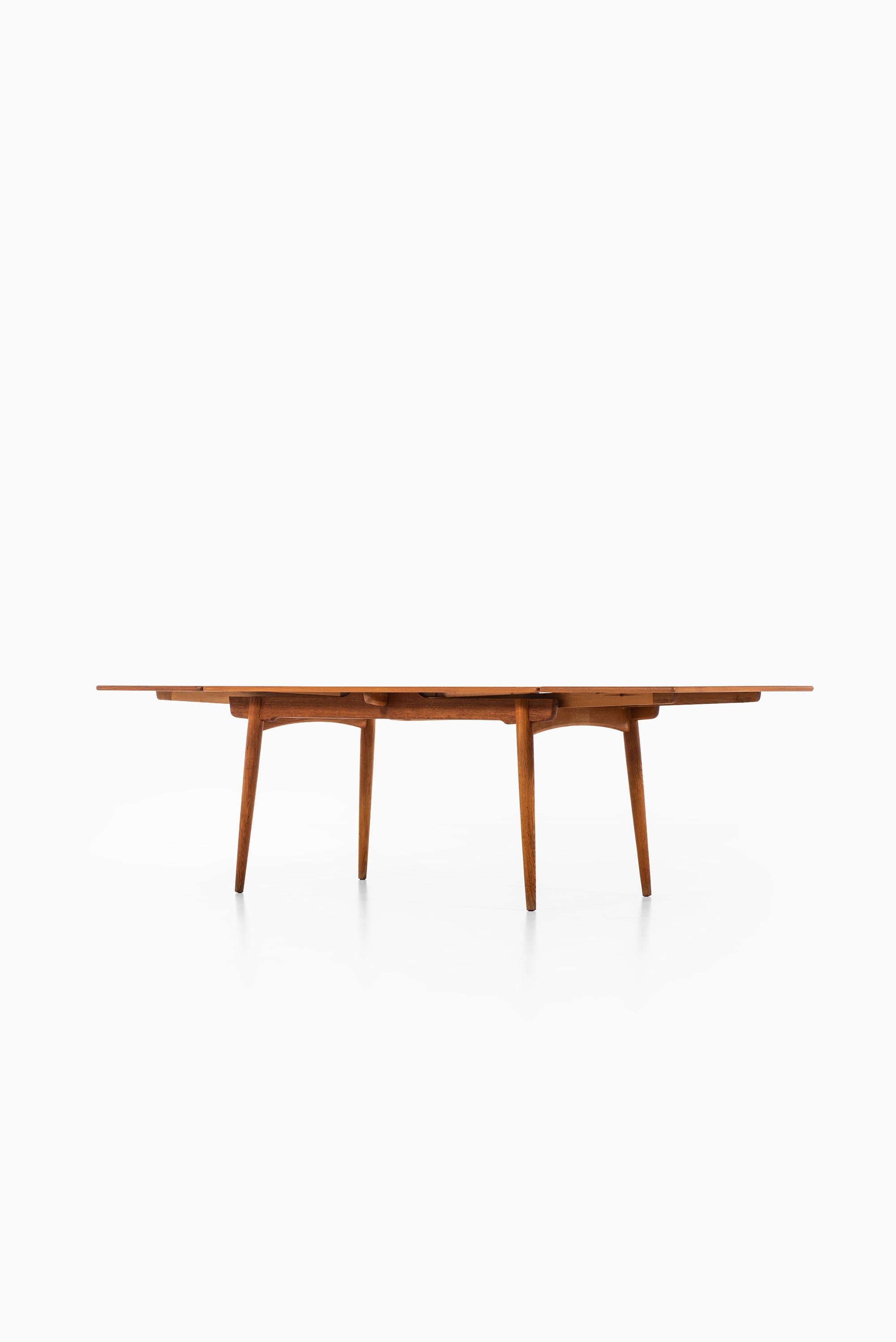 Oak Hans Wegner Dining Table Model AT-312 Produced by Andreas Tuck in Denmark For Sale