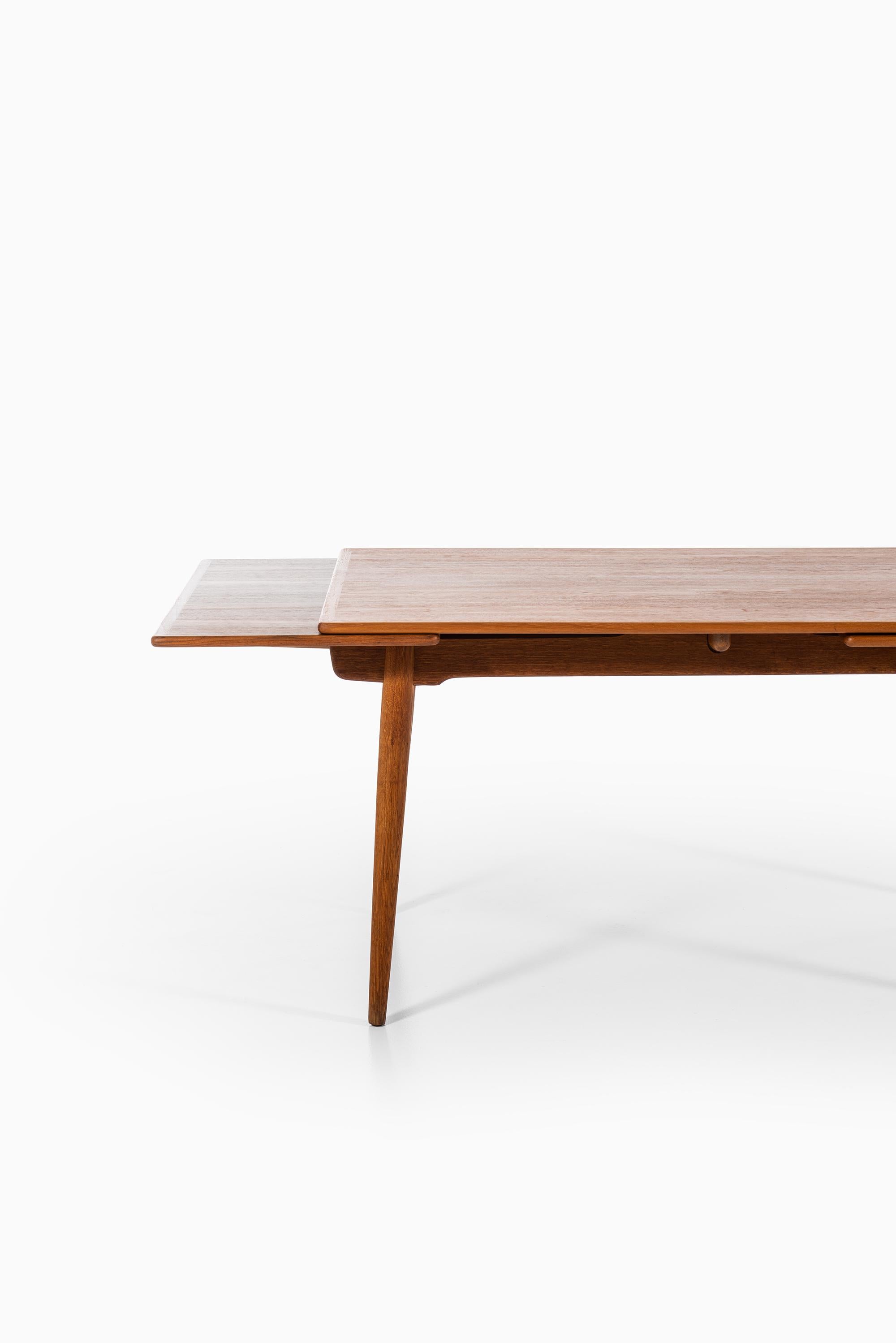 Scandinavian Modern Hans Wegner Dining Table Model AT-312 Produced by Andreas Tuck in Denmark For Sale