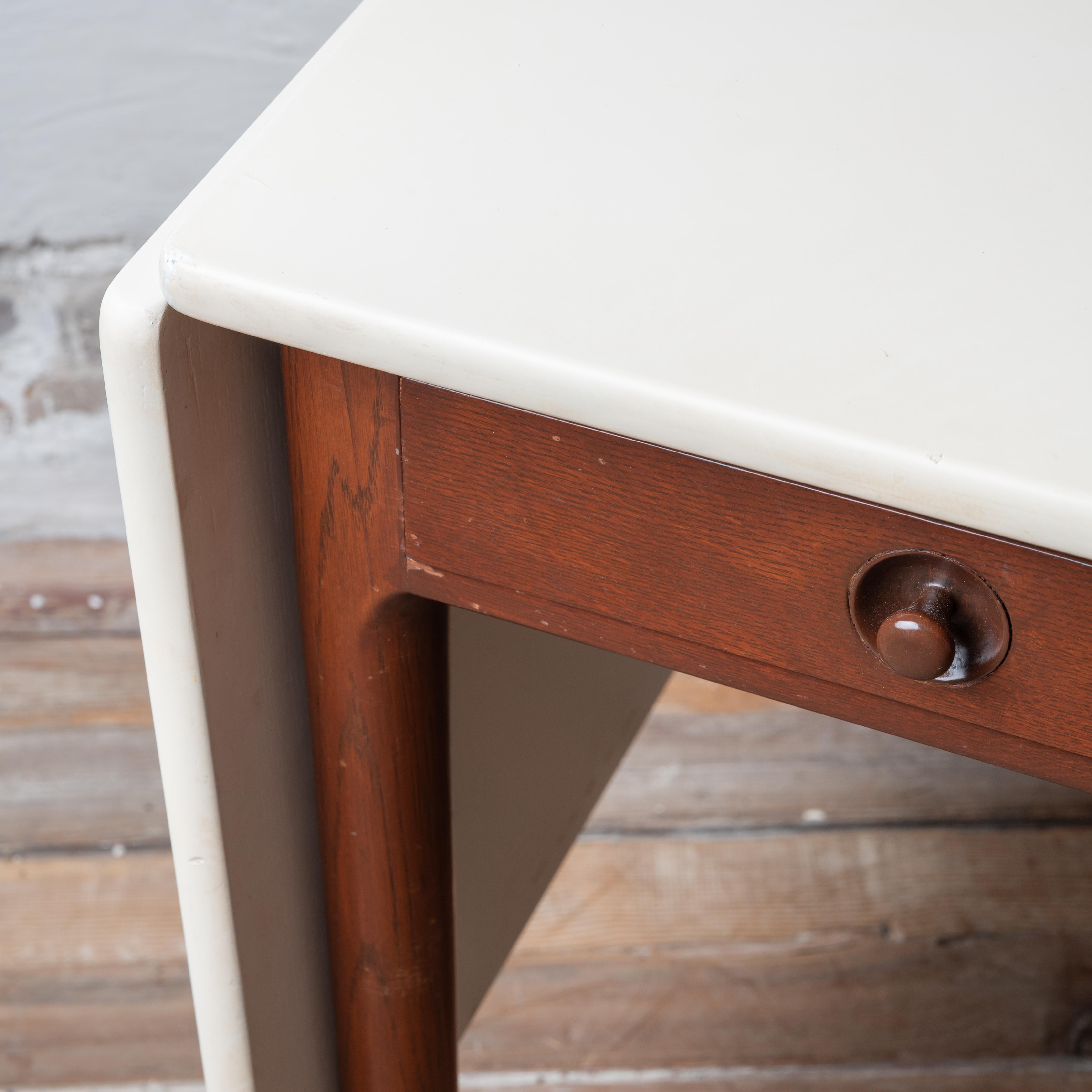 Wood Hans Wegner Drop Leaf Desk AT-305 for Andreas Tuck, 1955 For Sale