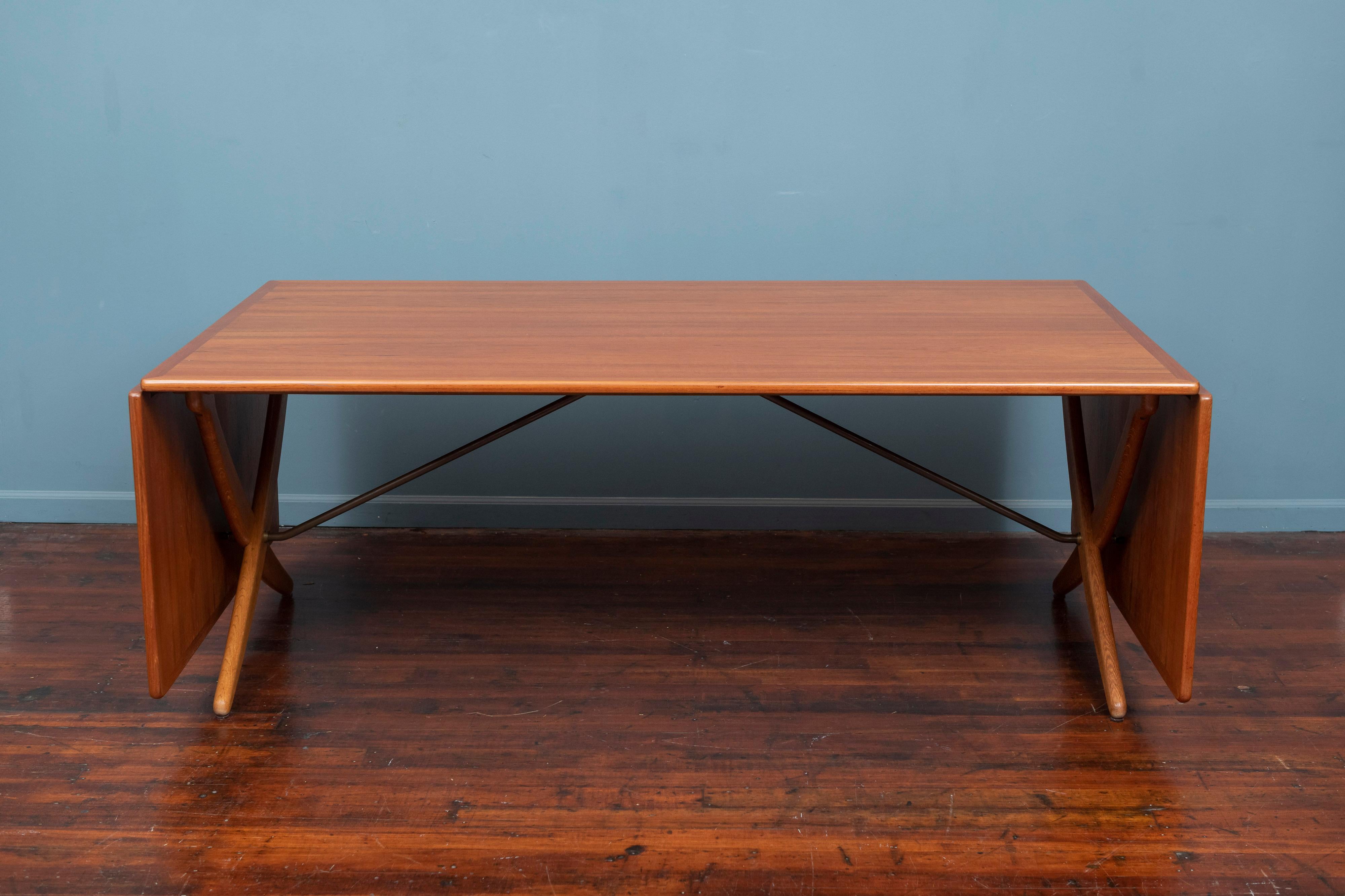 Danish Hans Wegner Drop Leaf Dining Table for Andreas Tuck, Model AT-314 For Sale
