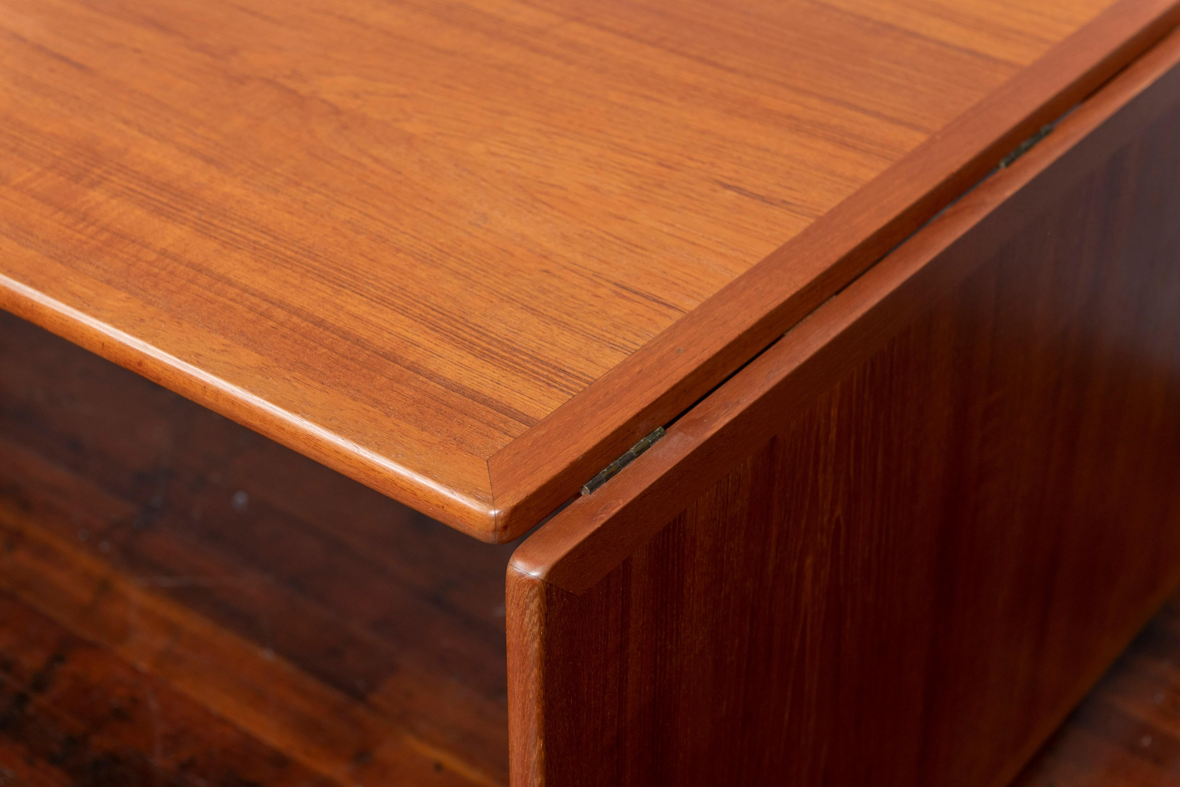 Brass Hans Wegner Drop Leaf Dining Table for Andreas Tuck, Model AT-314
