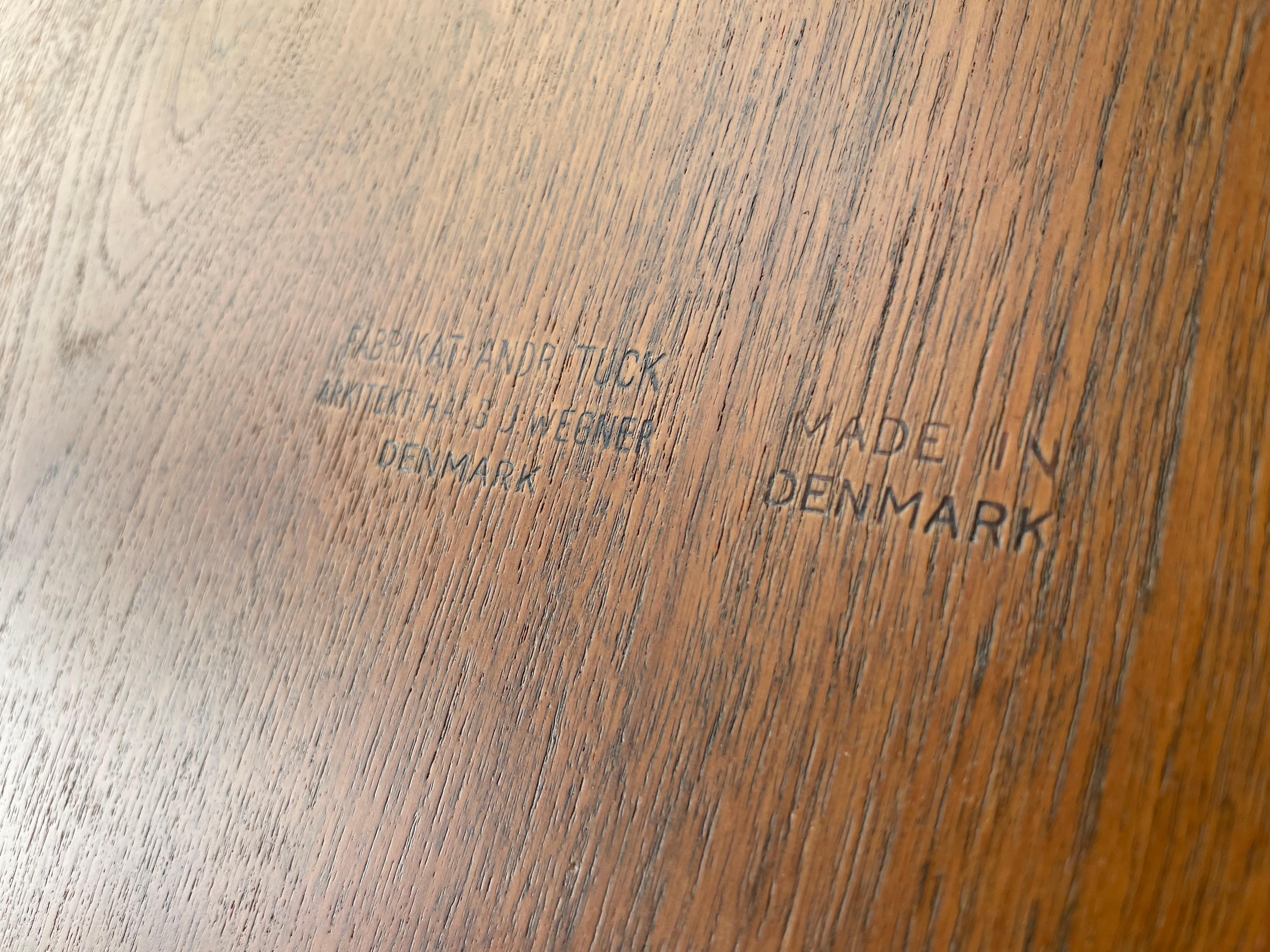 Hans Wegner Drop-Leaf Dining Table, Model AT-304 For Sale 2