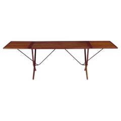 Tavolo da pranzo con ante a goccia di Hans Wegner, modello AT-304
