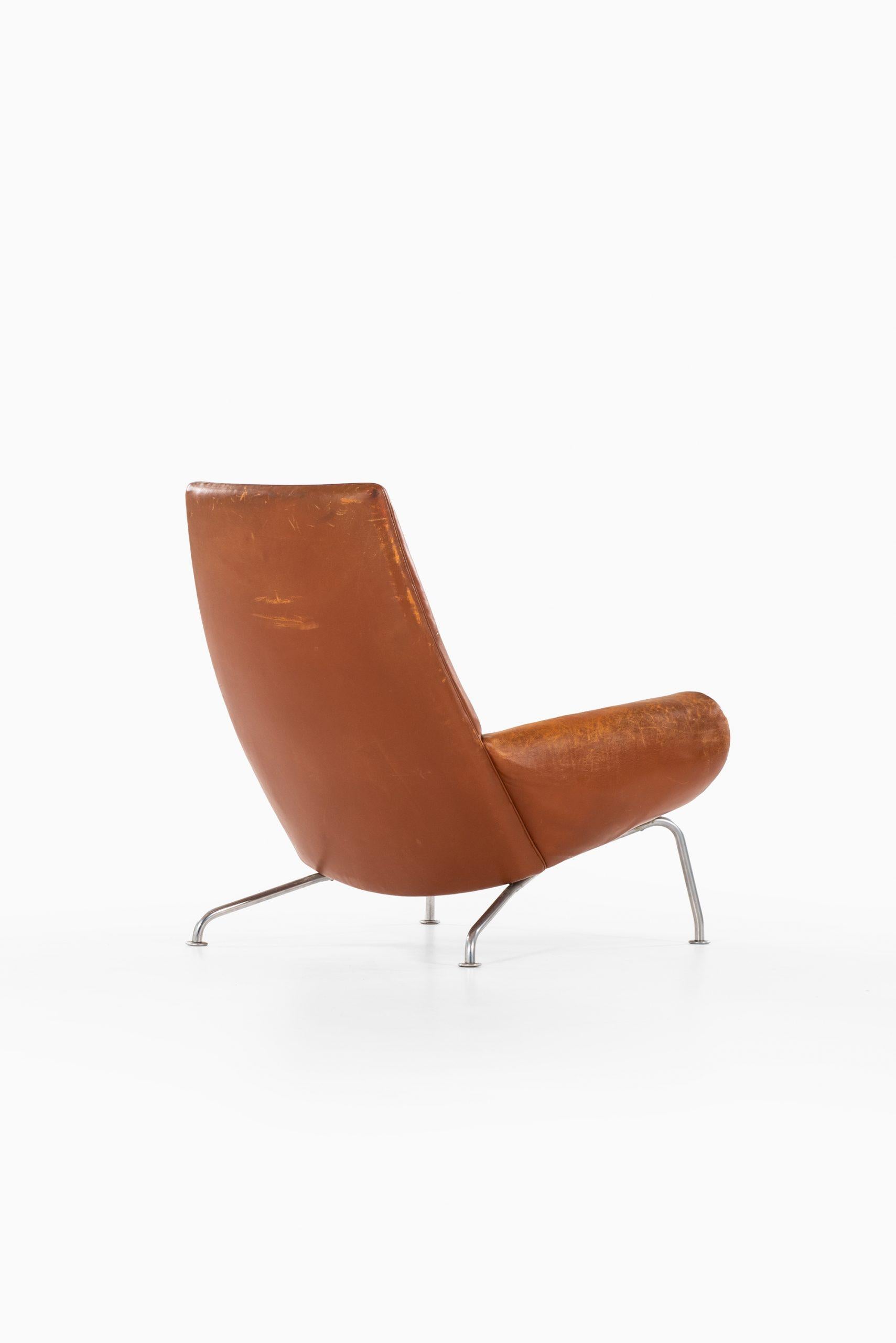 Danish Hans Wegner Easy Chair Model AP47 / Queen OX Chair by A.P. Stolen in Denmark