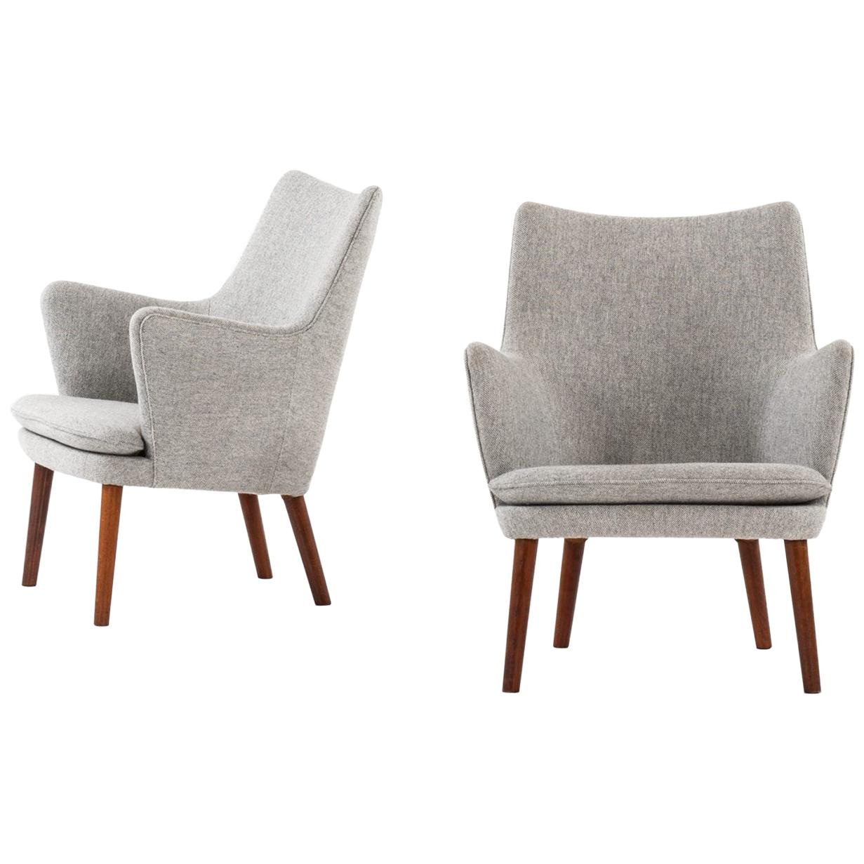 Hans Wegner Easy Chairs Modell AP20 Hergestellt von A.P. Stolen in Dänemark